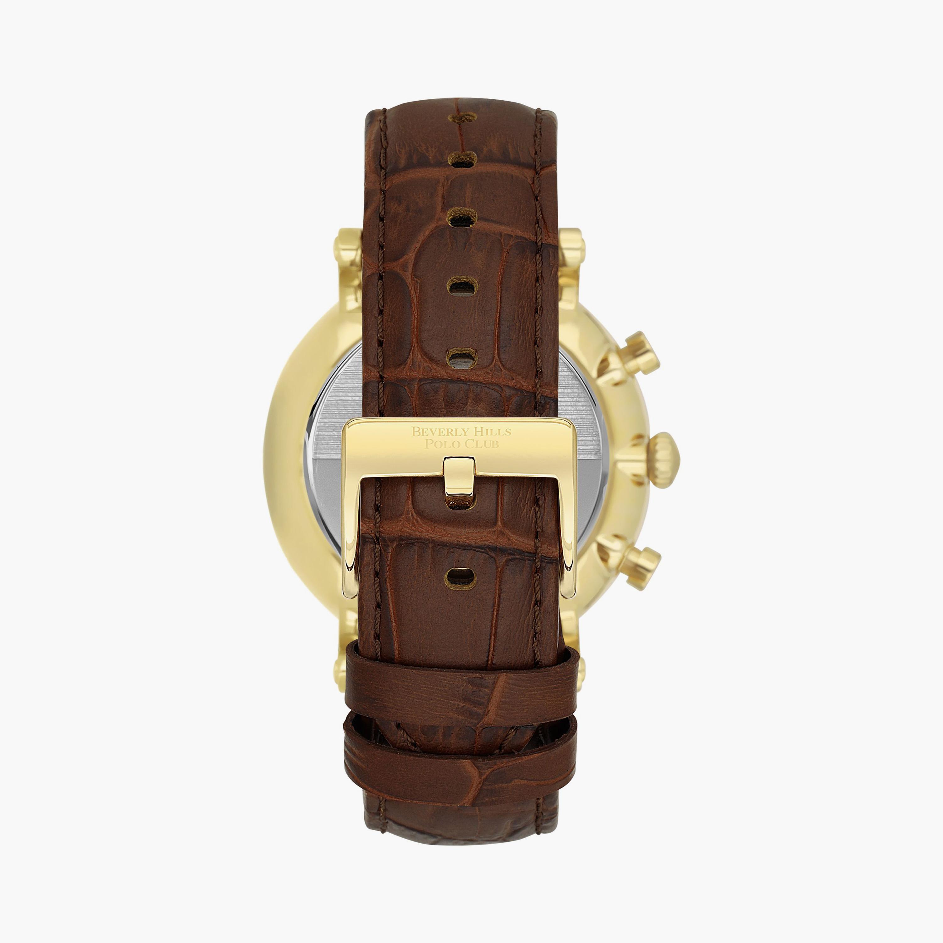 بيفرلي هيلز بولو كلوب ساعة يد رجالية كرونوغراف جلد بني BP3548X.132-men-watchesandjewellery-watches-image-3