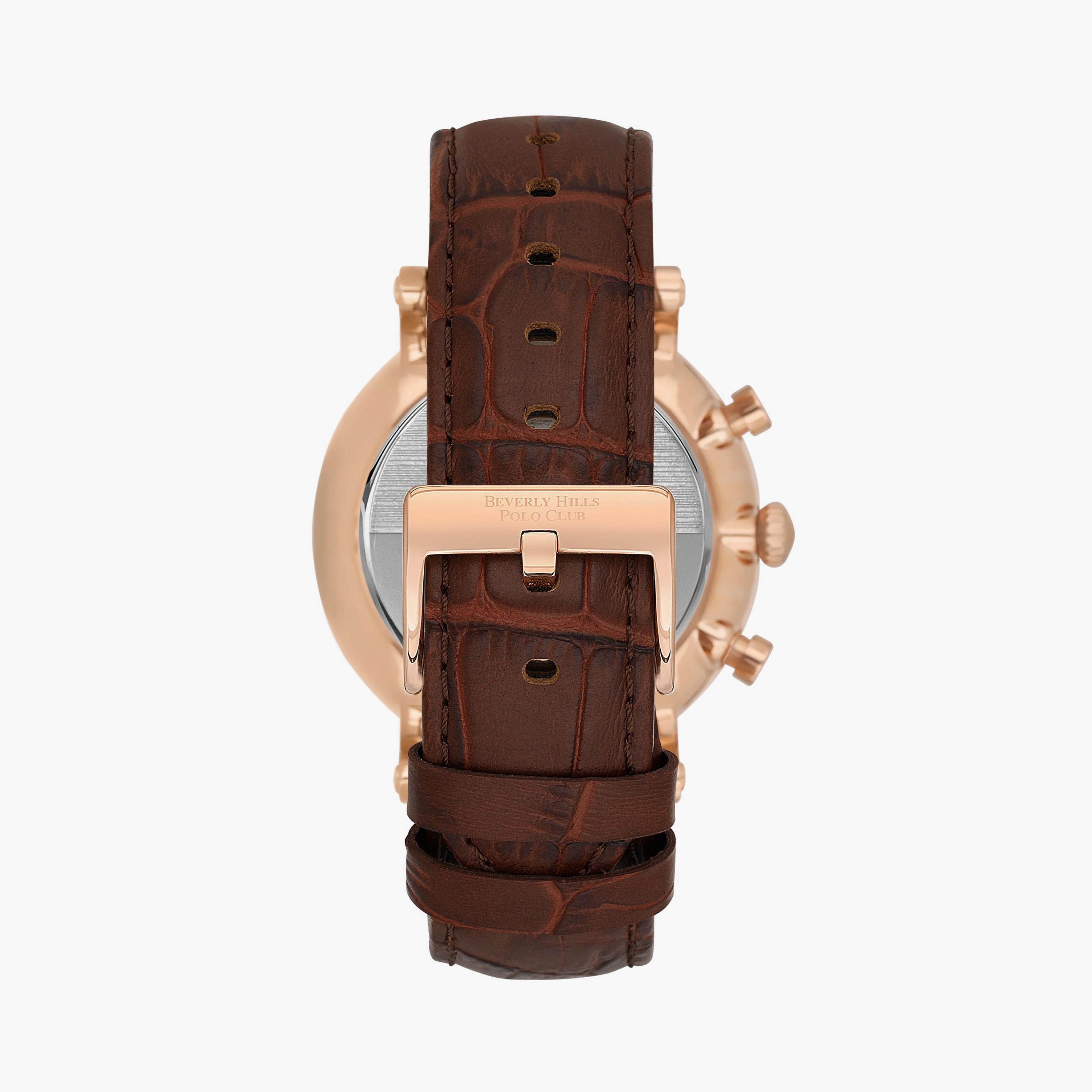 بيفرلي هيلز بولو كلوب ساعة يد رجالية كرونوغراف جلد بني BP3548X.432-men-watchesandjewellery-watches-image-3