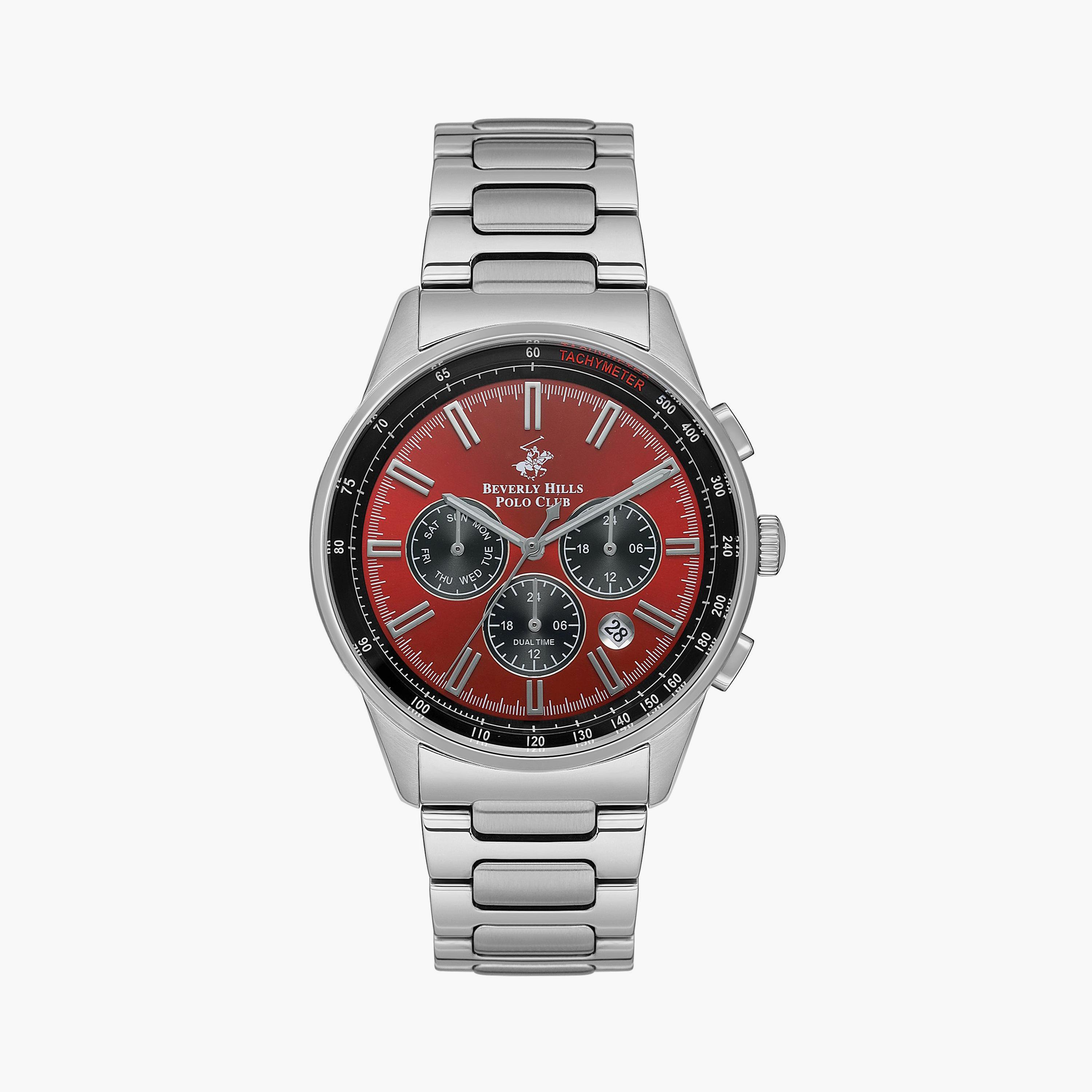 بيفرلي هيلز بولو كلوب ساعة يد رجالية كرونوغراف معدن فضي BP3551X.380-men-watchesandjewellery-watches-image-1