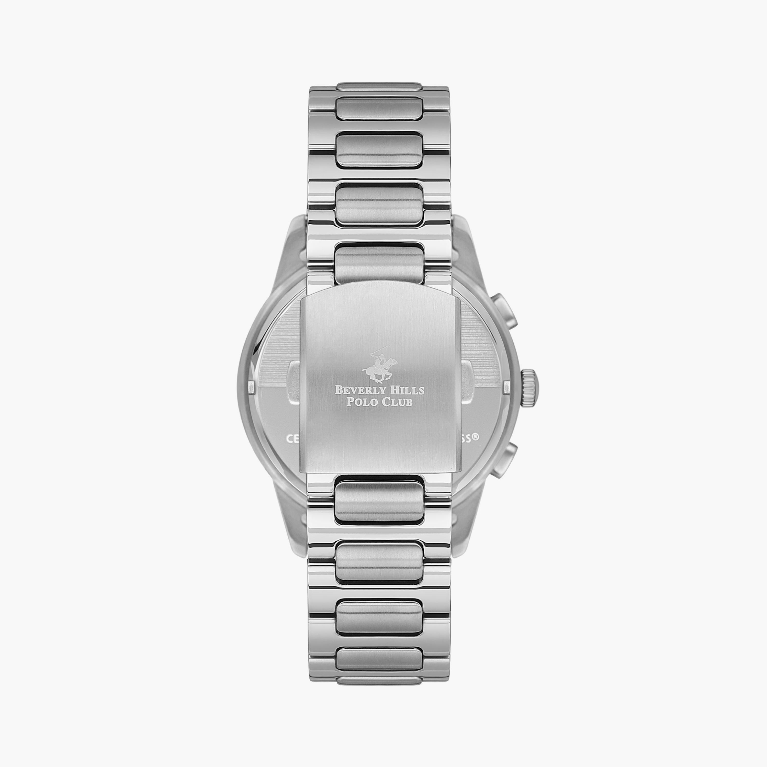 Beverly Hills Polo Club Men's Silver Chronograph Metal Watch | BP3551X.380-men-watchesandjewellery-watches-image-3