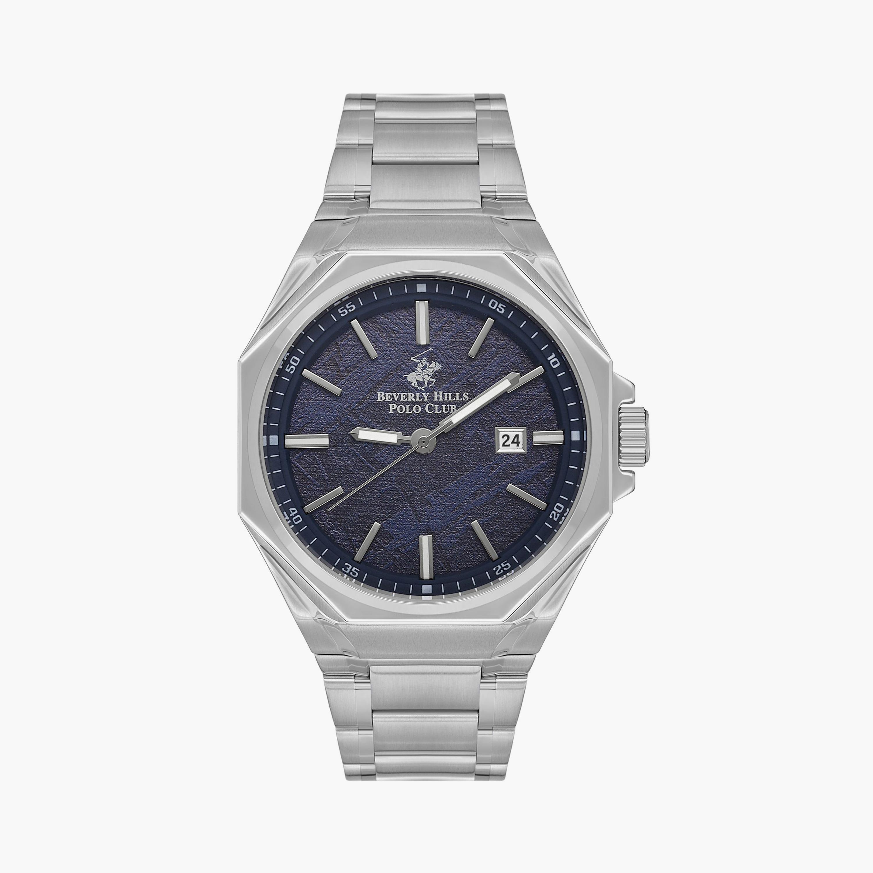 بيفرلي هيلز بولو كلوب ساعة يد رجالية تناظرية معدن فضي BP3544X.390-men-watchesandjewellery-watches-image-1