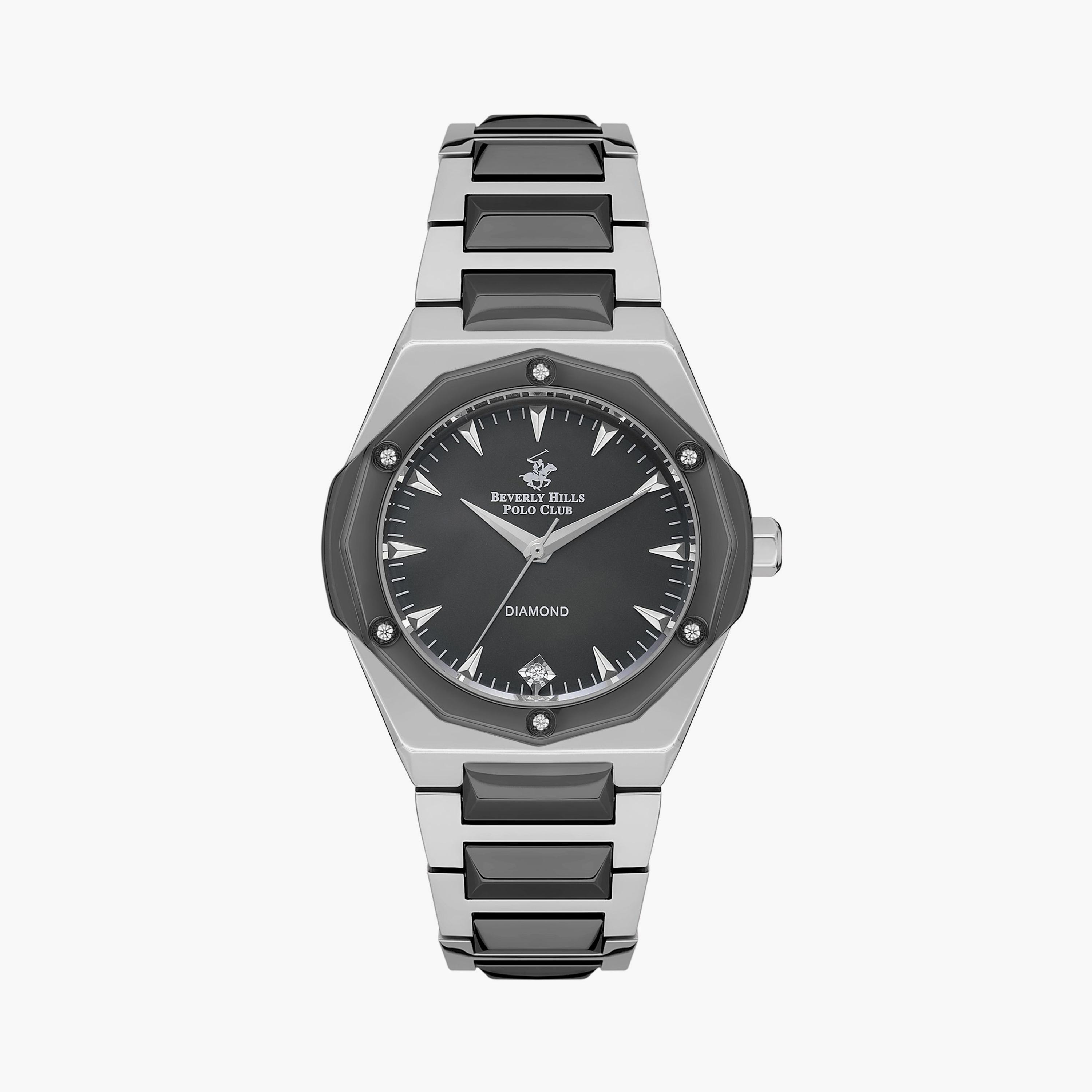 ساعة يد تناظرية فضية وذهبية بسوار ستانلس ستيل للرجال من أوماكس - 00HBC283N018-women-watchesandjewellery-watches-image-1