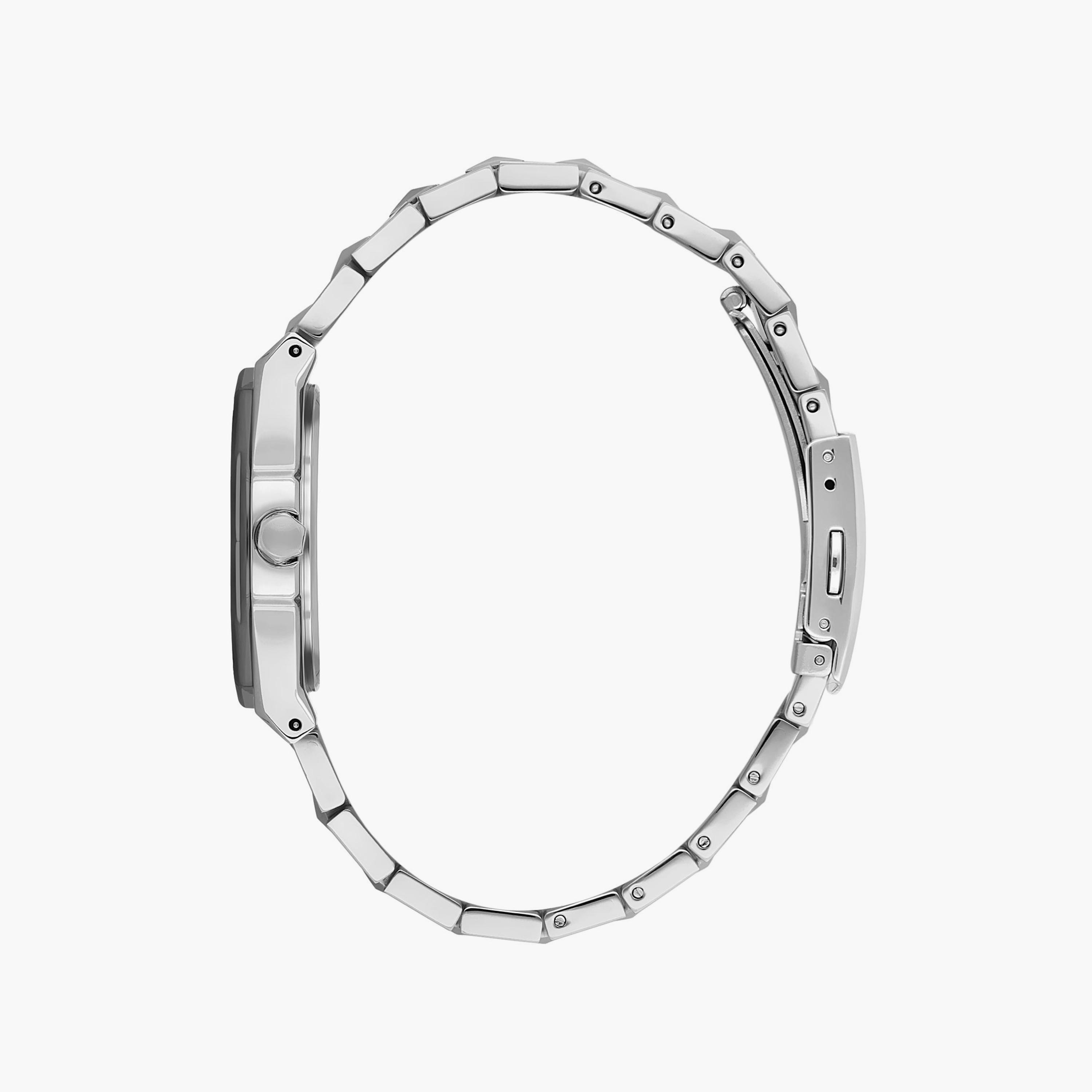 ساعة يد تناظرية فضية وذهبية بسوار ستانلس ستيل للرجال من أوماكس - 00HBC283N018-women-watchesandjewellery-watches-image-2