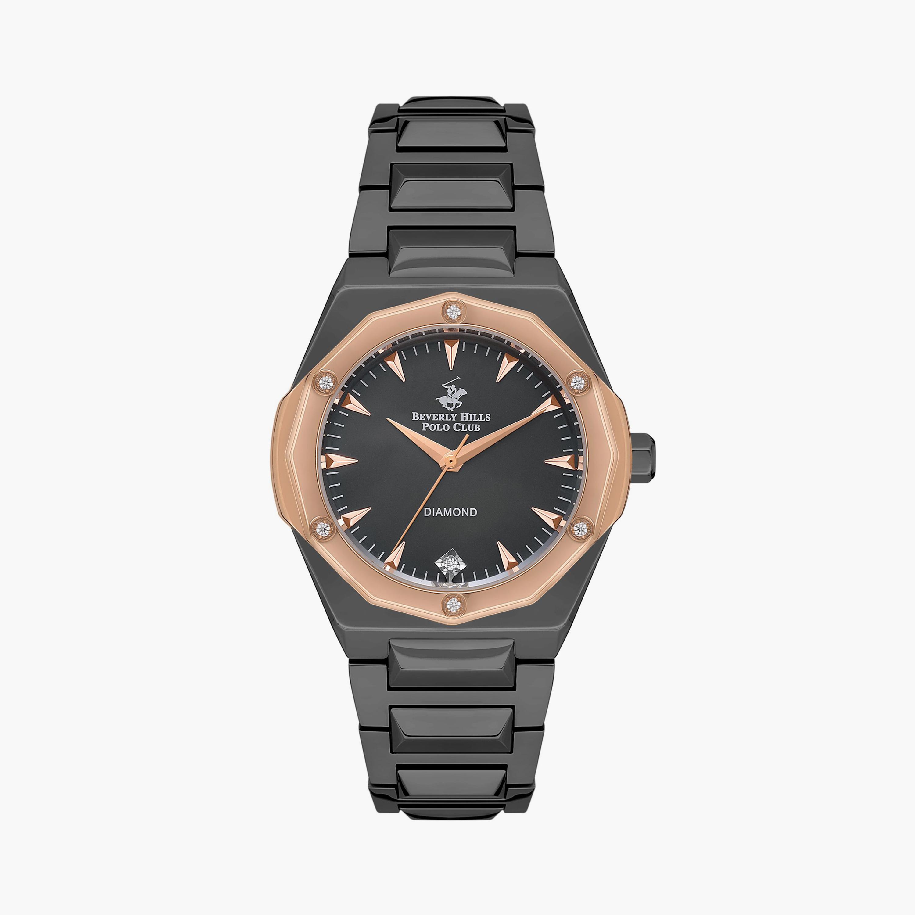 بيفرلي هيلز بولو كلوب ساعة يد نسائية تناظرية معدن أسود BP3561X.450-women-watchesandjewellery-watches-image-1