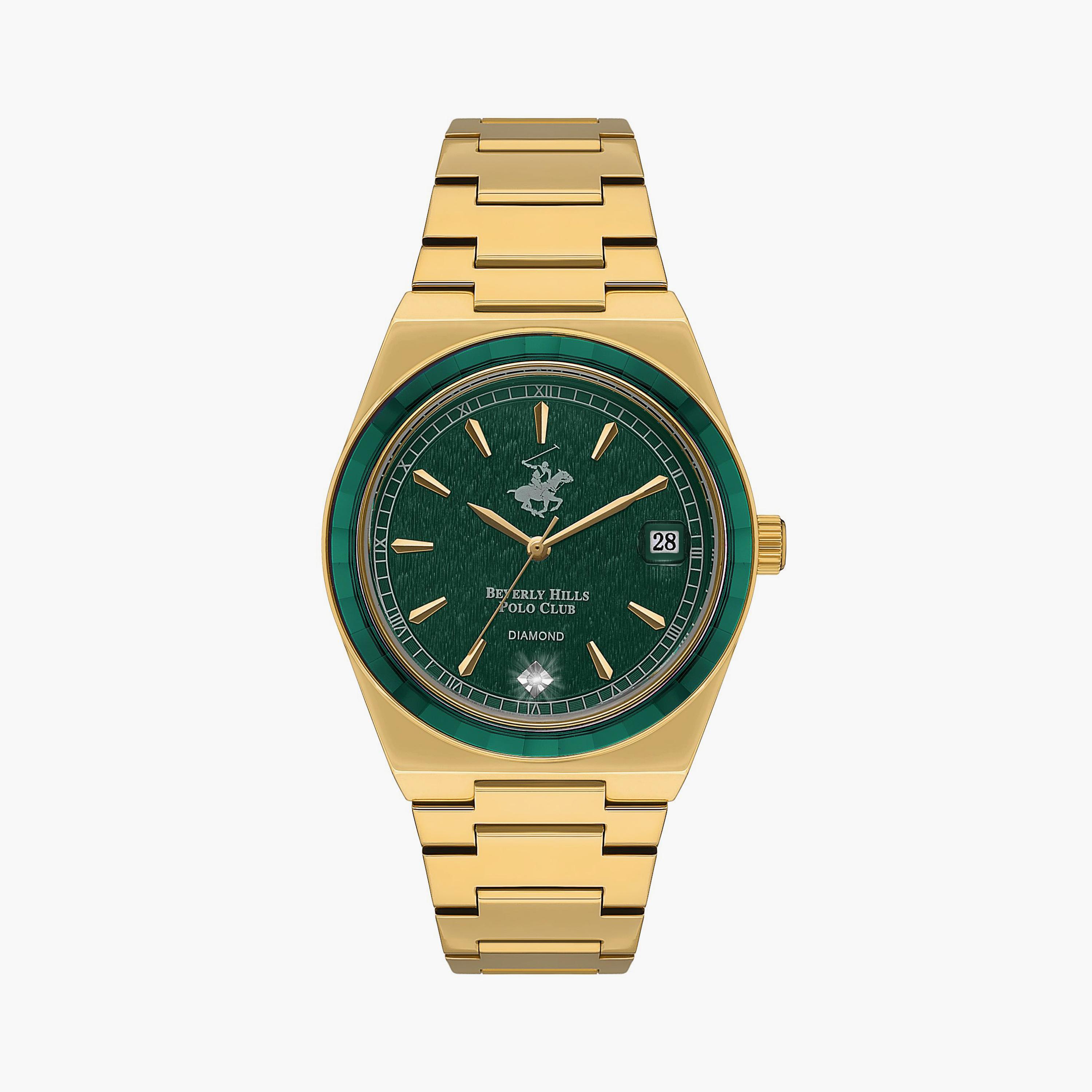 بيفرلي هيلز بولو كلوب ساعة يد نسائية تناظرية معدن ذهبي BP3562C.170-women-watchesandjewellery-watches-image-1