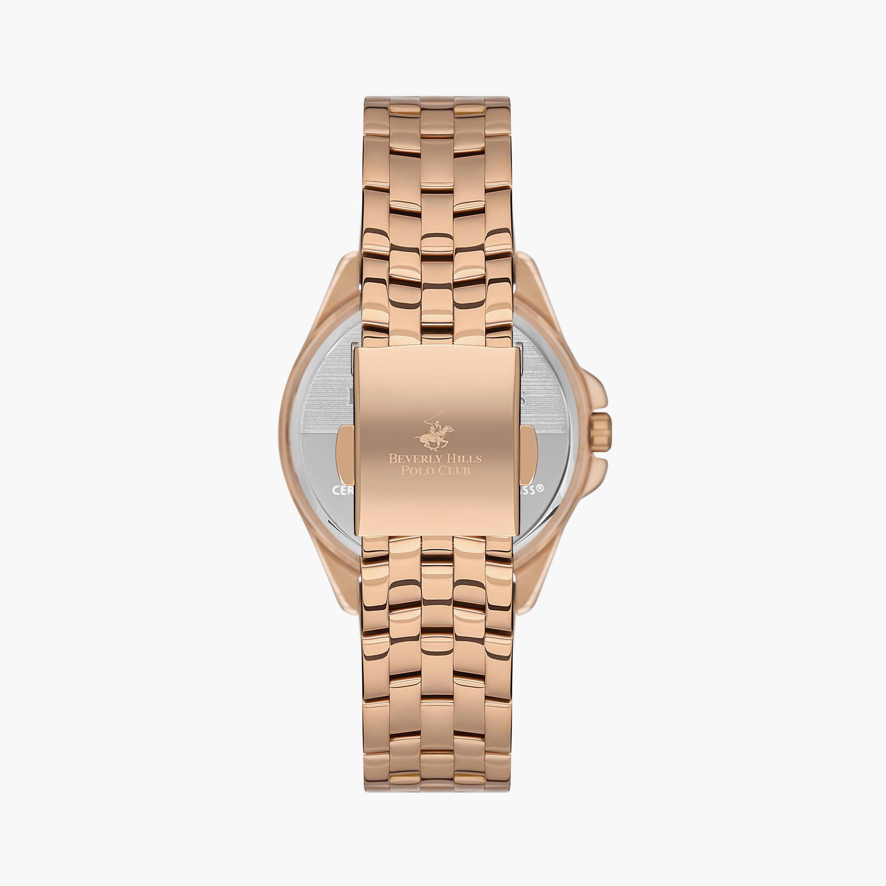 Beverly Hills Polo Club Women's Rose Gold Chronograph Metal Watch | BP3572C.430-women-watchesandjewellery-watches-image-3