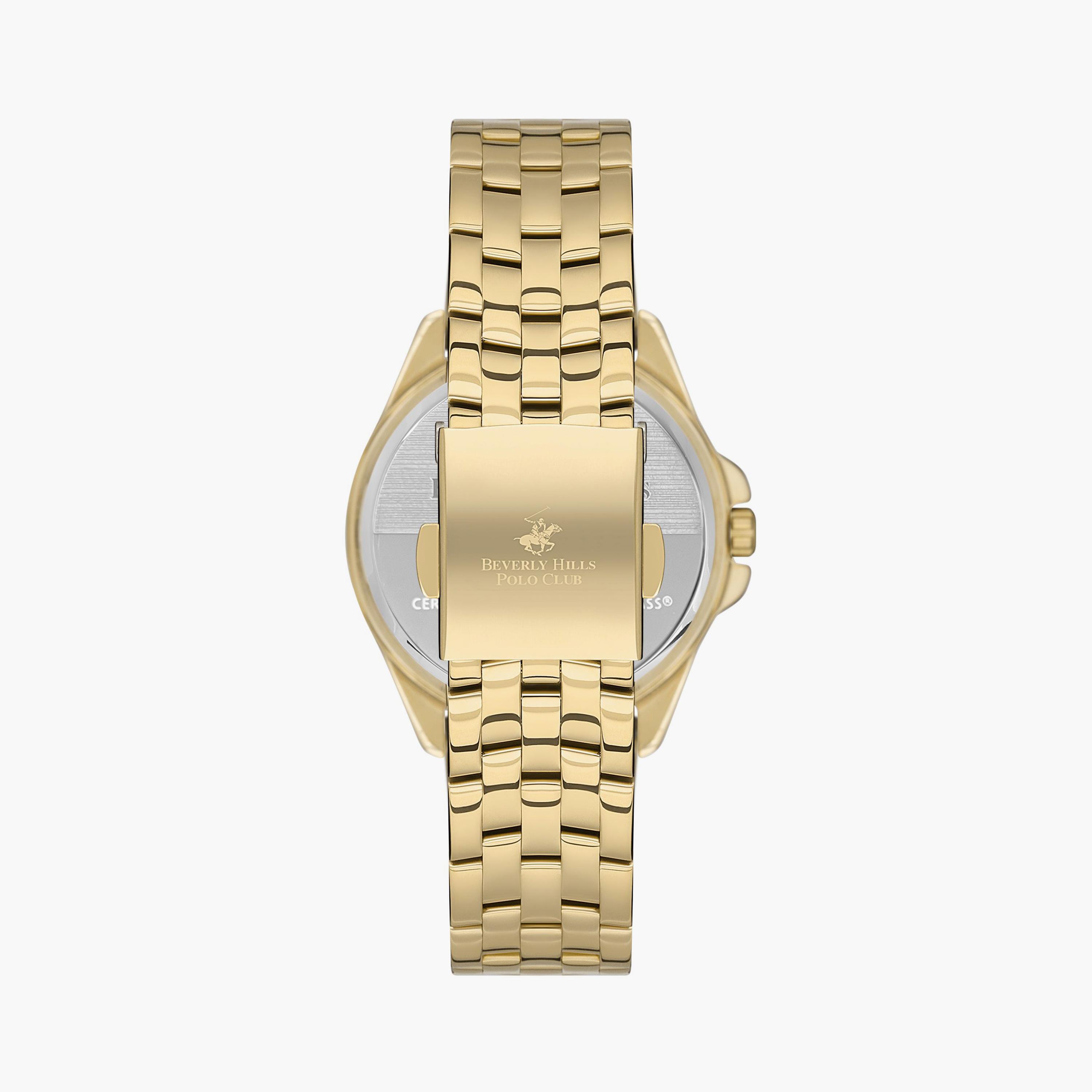 Beverly Hills Polo Club Women's Gold Chronograph Metal Watch | BP3572C.130 | 37 MM-women-watchesandjewellery-watches-image-3