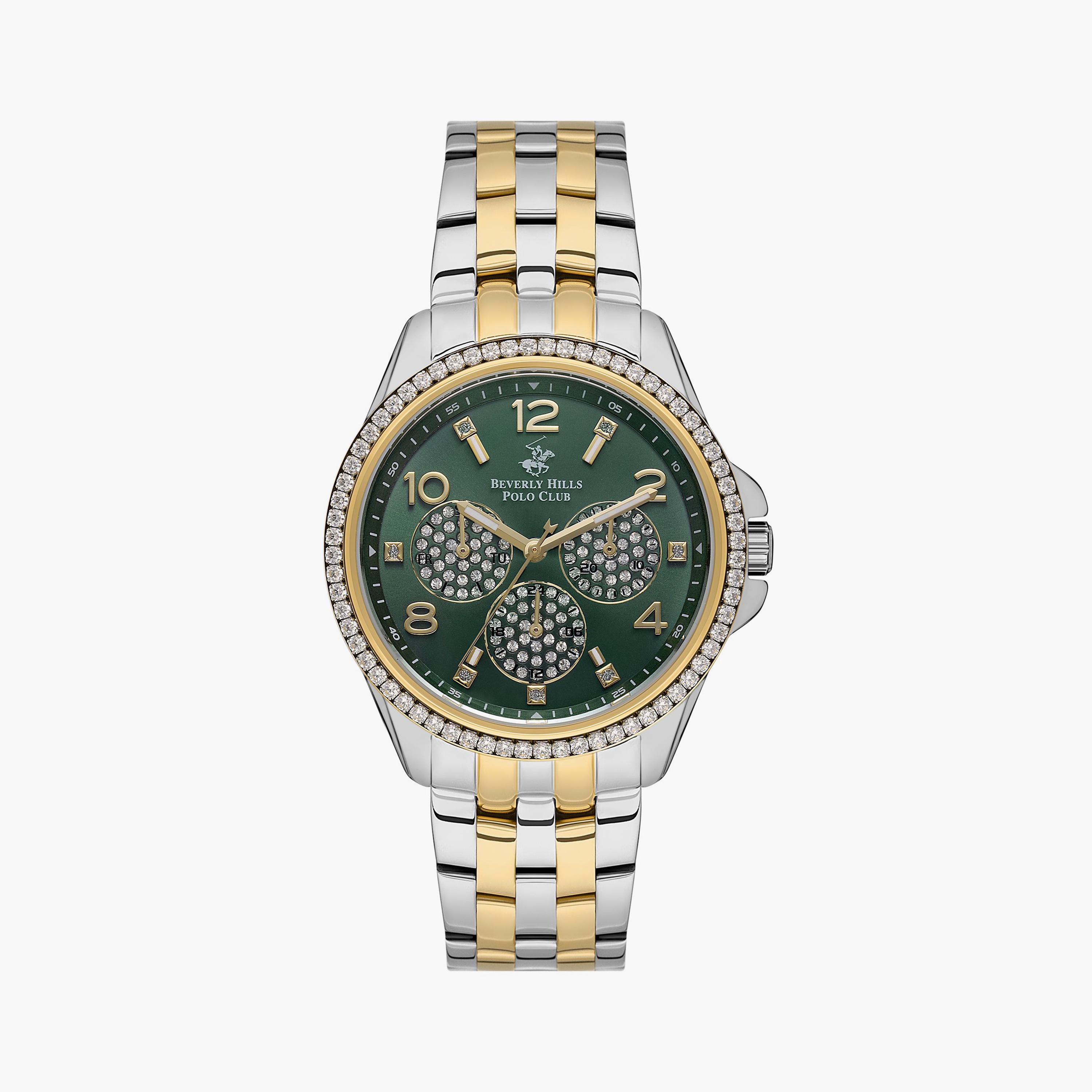 Beverly Hills Polo Club Women's Silver Chronograph Metal Watch | BP3572C.270-women-watchesandjewellery-watches-image-1