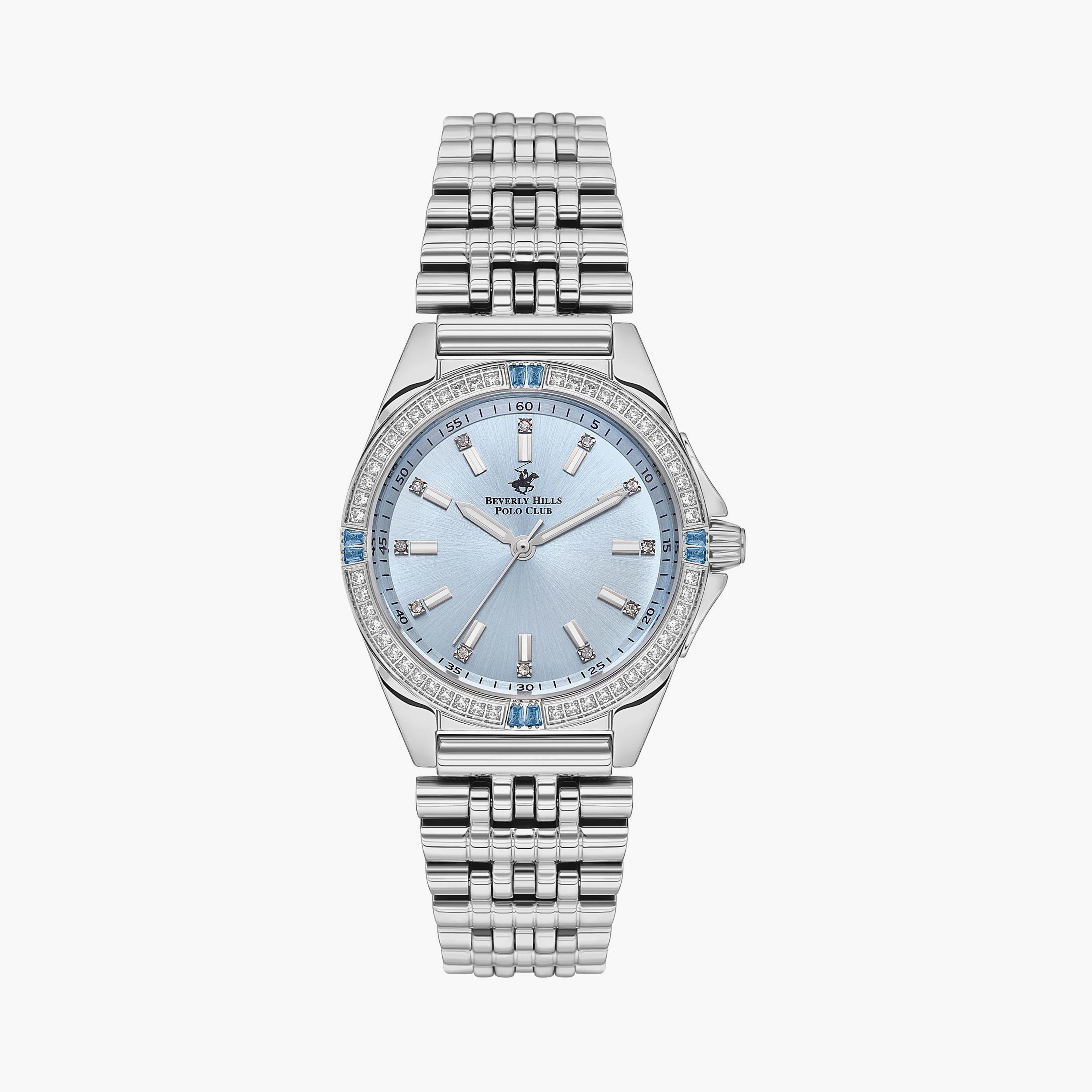 Beverly Hills Polo Club Women's Silver Analog Metal Watch | BP3587C.300-women-watchesandjewellery-watches-image-1