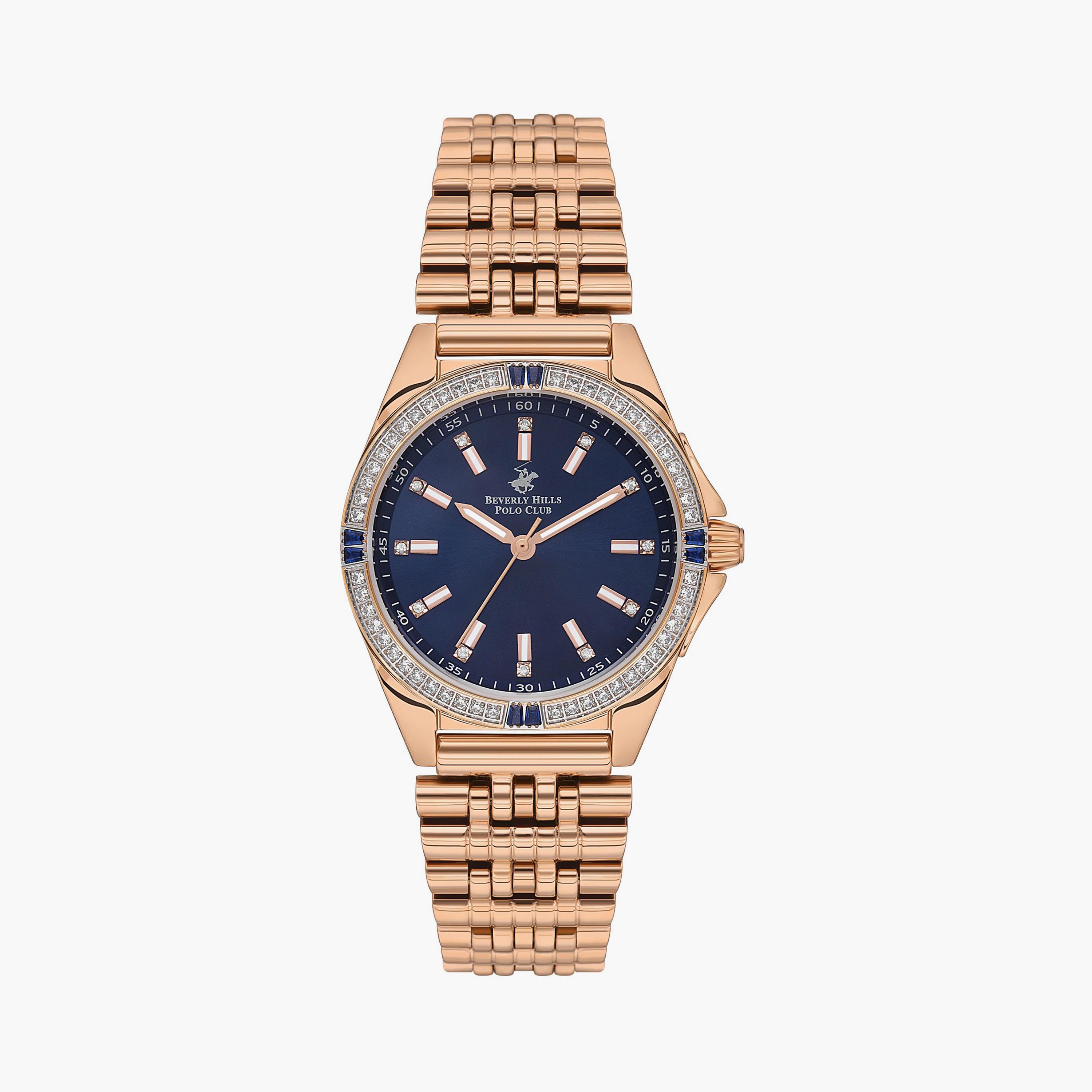 بيفرلي هيلز بولو كلوب ساعة يد نسائية تناظرية معدن روز جولد BP3587C.490-women-watchesandjewellery-watches-image-1
