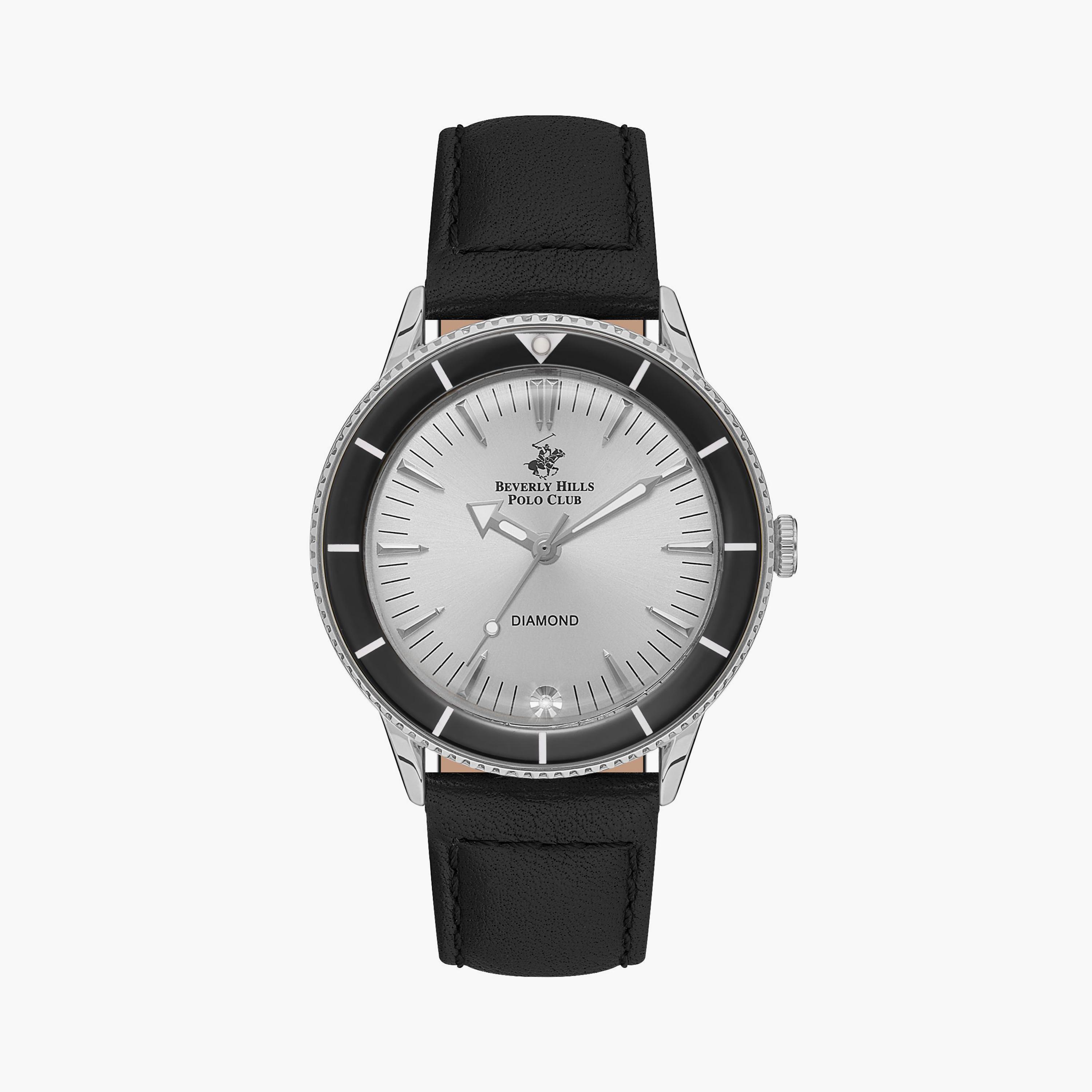 Beverly Hills Polo Club Women's Black Analog Leather Watch | BP3580C.331-women-watchesandjewellery-watches-image-1