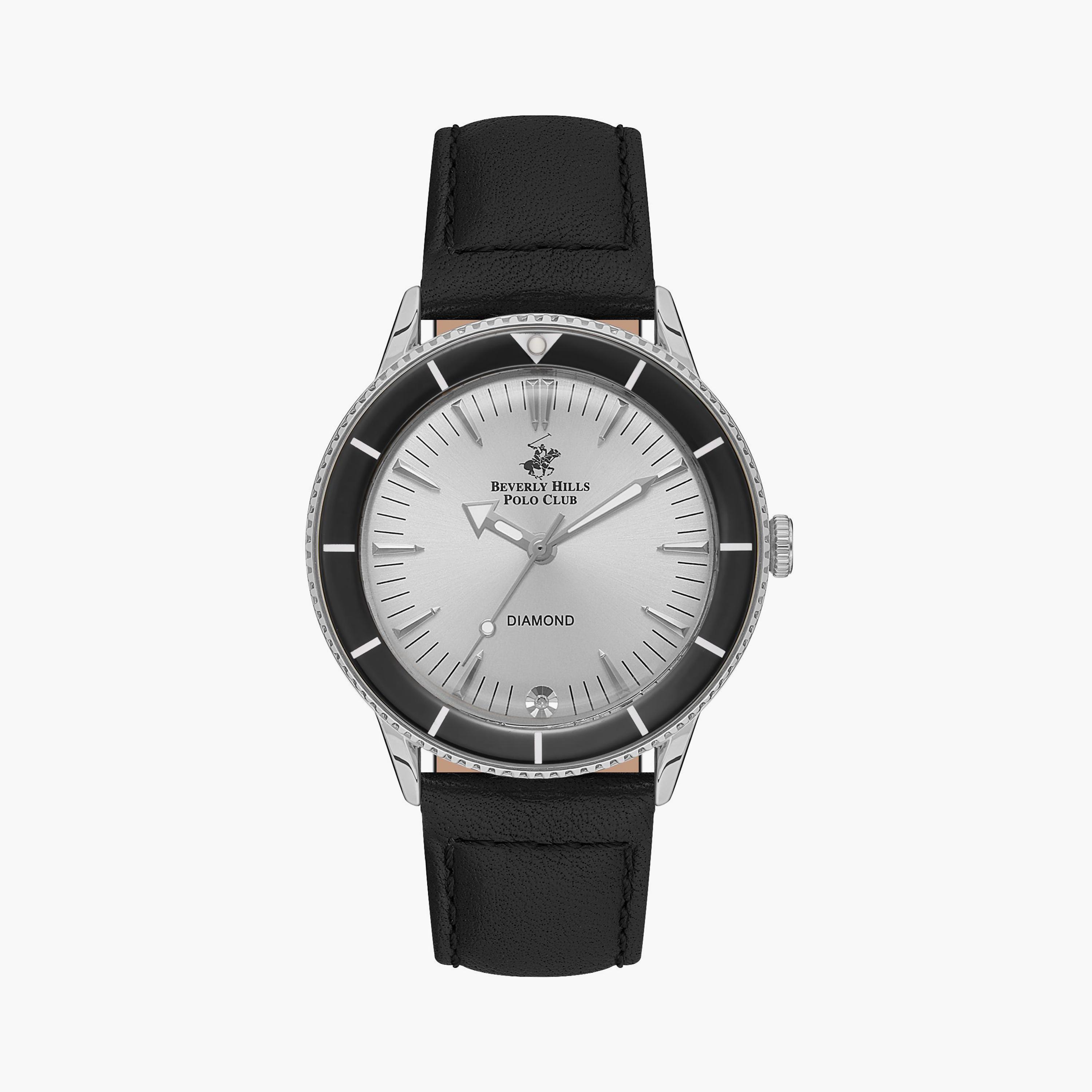 Beverly Hills Polo Club Women's Black Analog Leather Watch | BP3580C.331-women-watchesandjewellery-watches-image-2