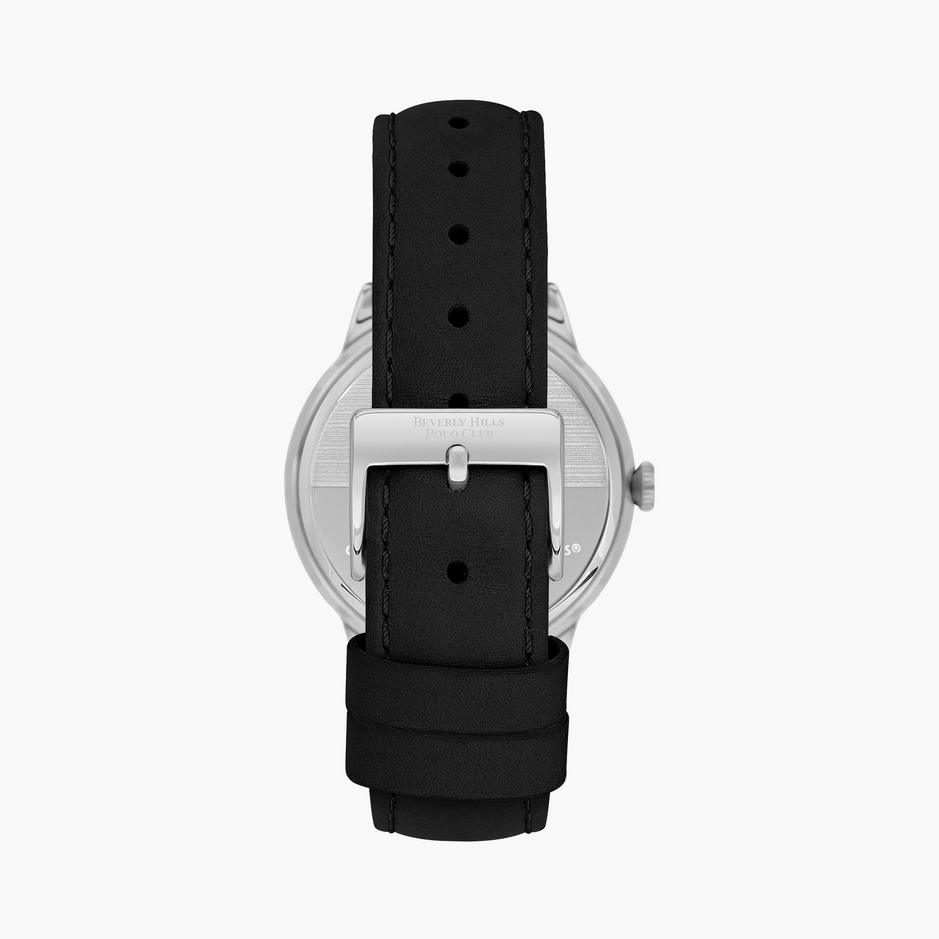 Beverly Hills Polo Club Women's Black Analog Leather Watch | BP3580C.331-women-watchesandjewellery-watches-image-4