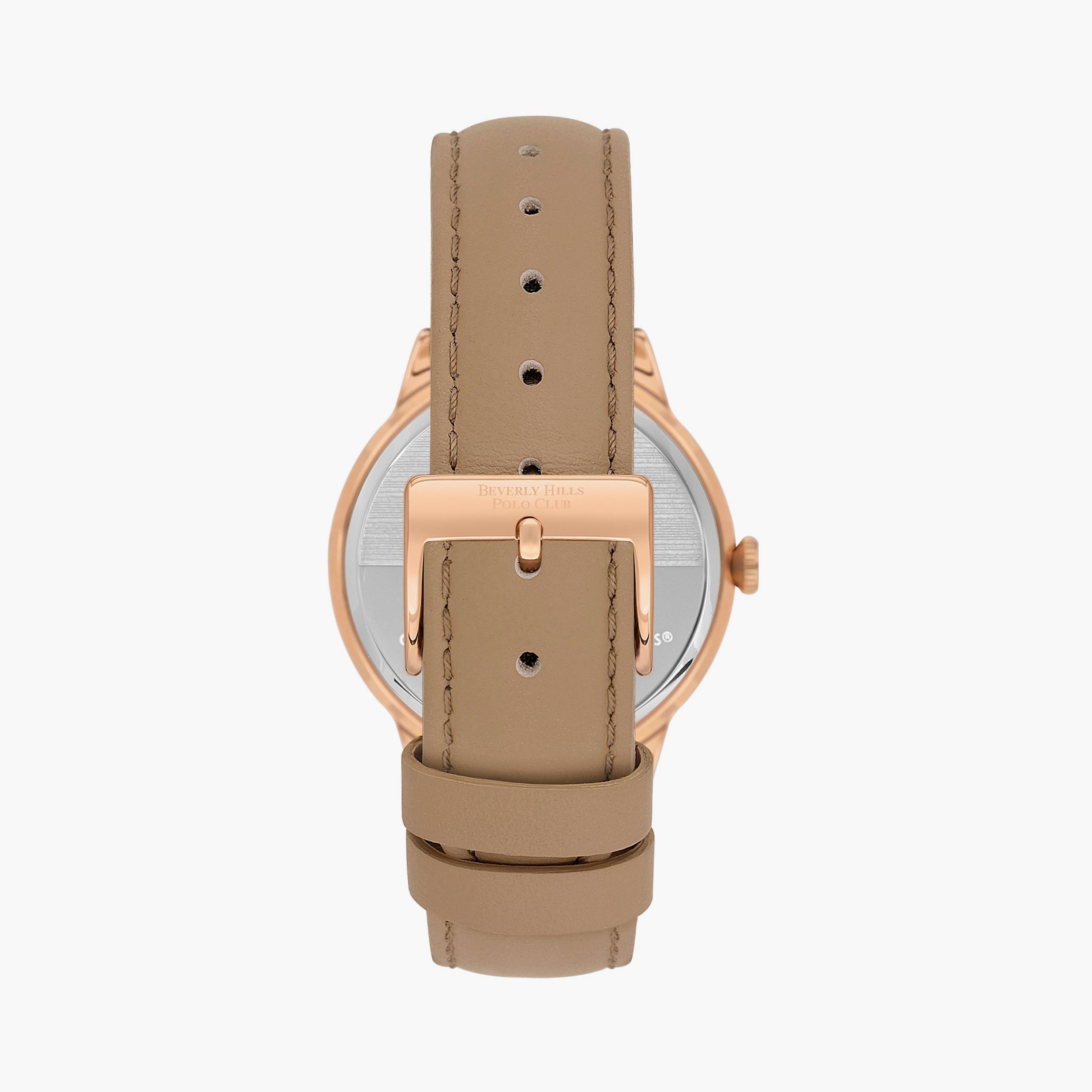 بيفرلي هيلز بولو كلوب ساعة يد نسائية تناظرية جلد زهري BP3580C.434-women-watchesandjewellery-watches-image-4