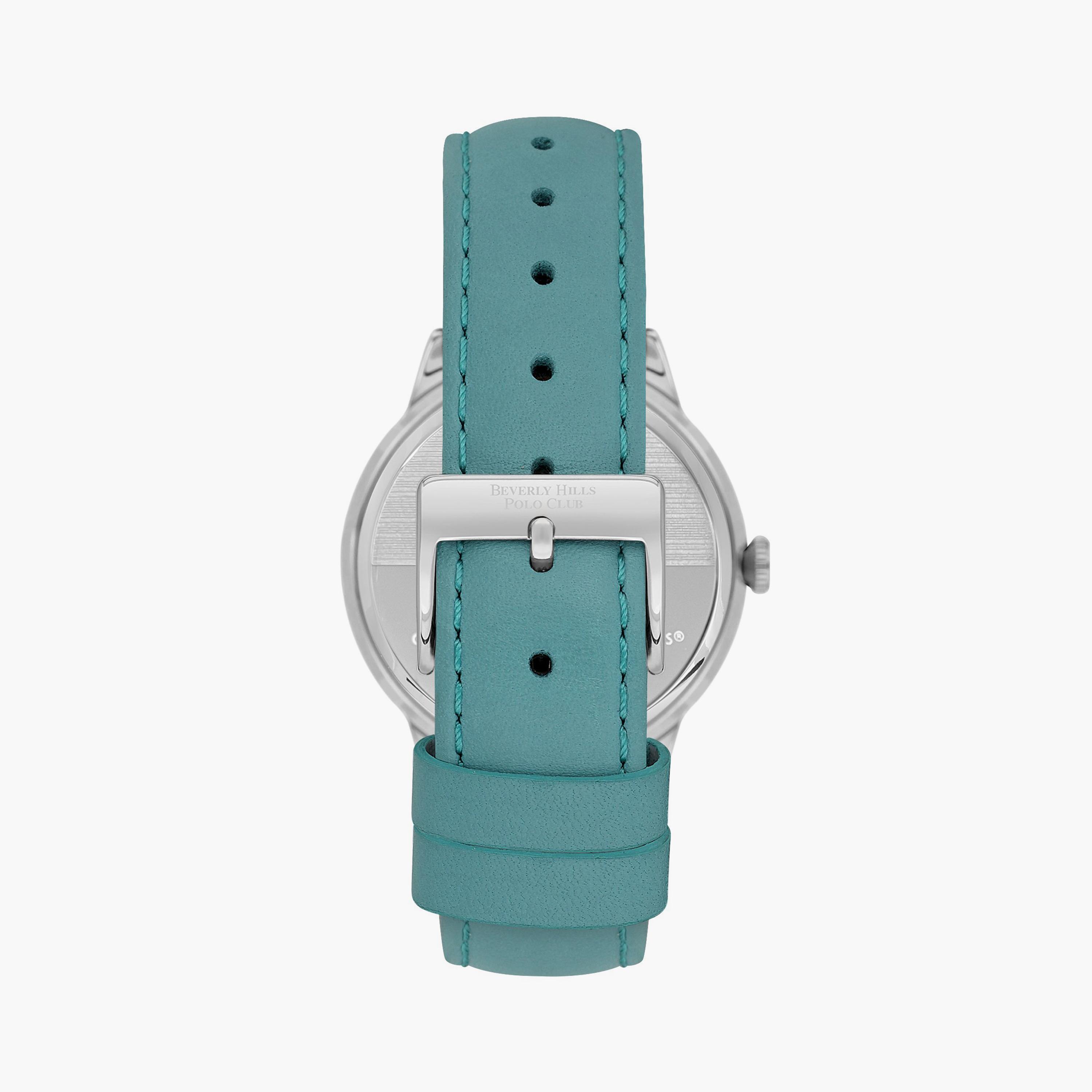 بيفرلي هيلز بولو كلوب ساعة يد نسائية تناظرية جلد أزرق BP3580C.307-women-watchesandjewellery-watches-image-3