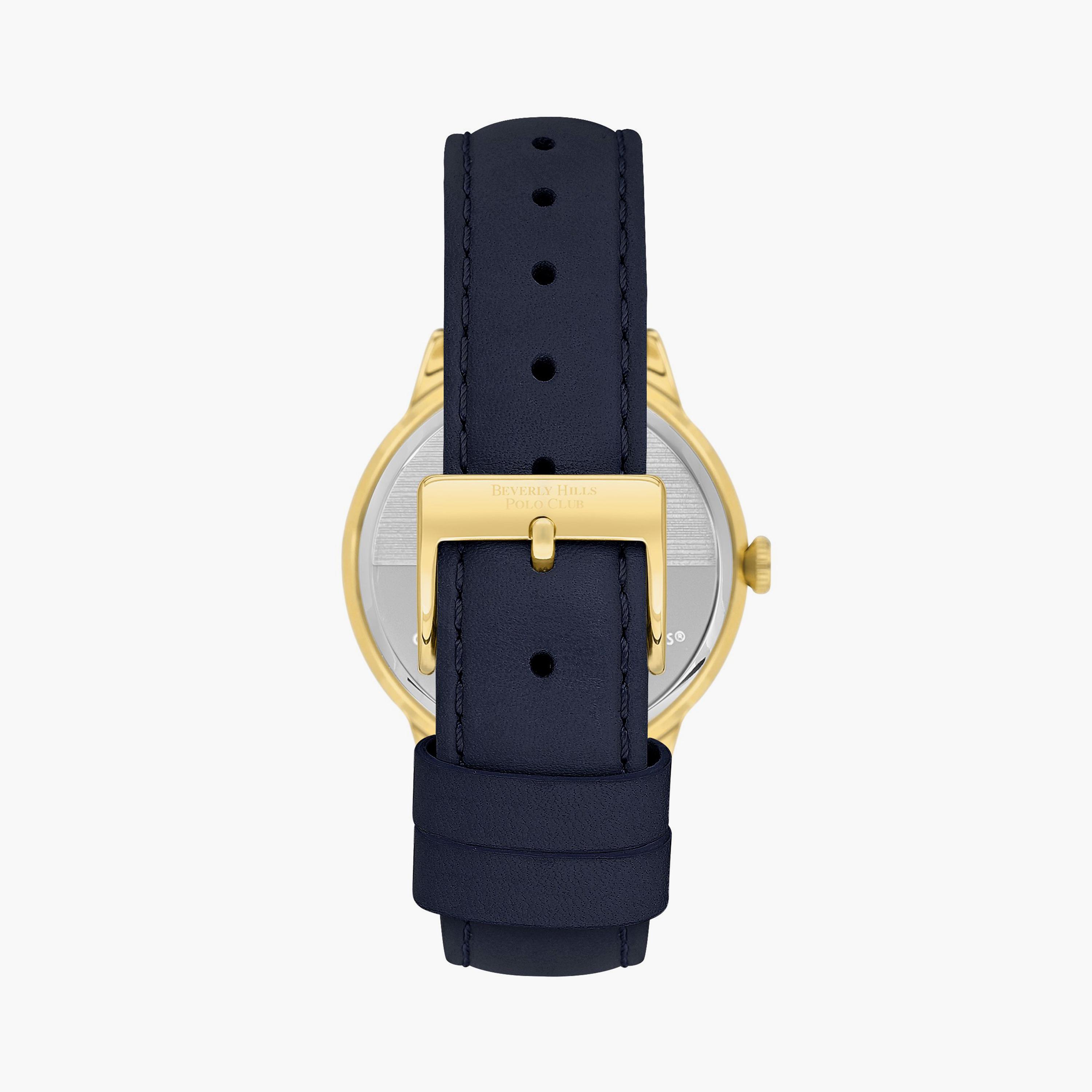 بيفرلي هيلز بولو كلوب ساعة يد نسائية تناظرية جلد كحلي BP3580C.199-women-watchesandjewellery-watches-image-4