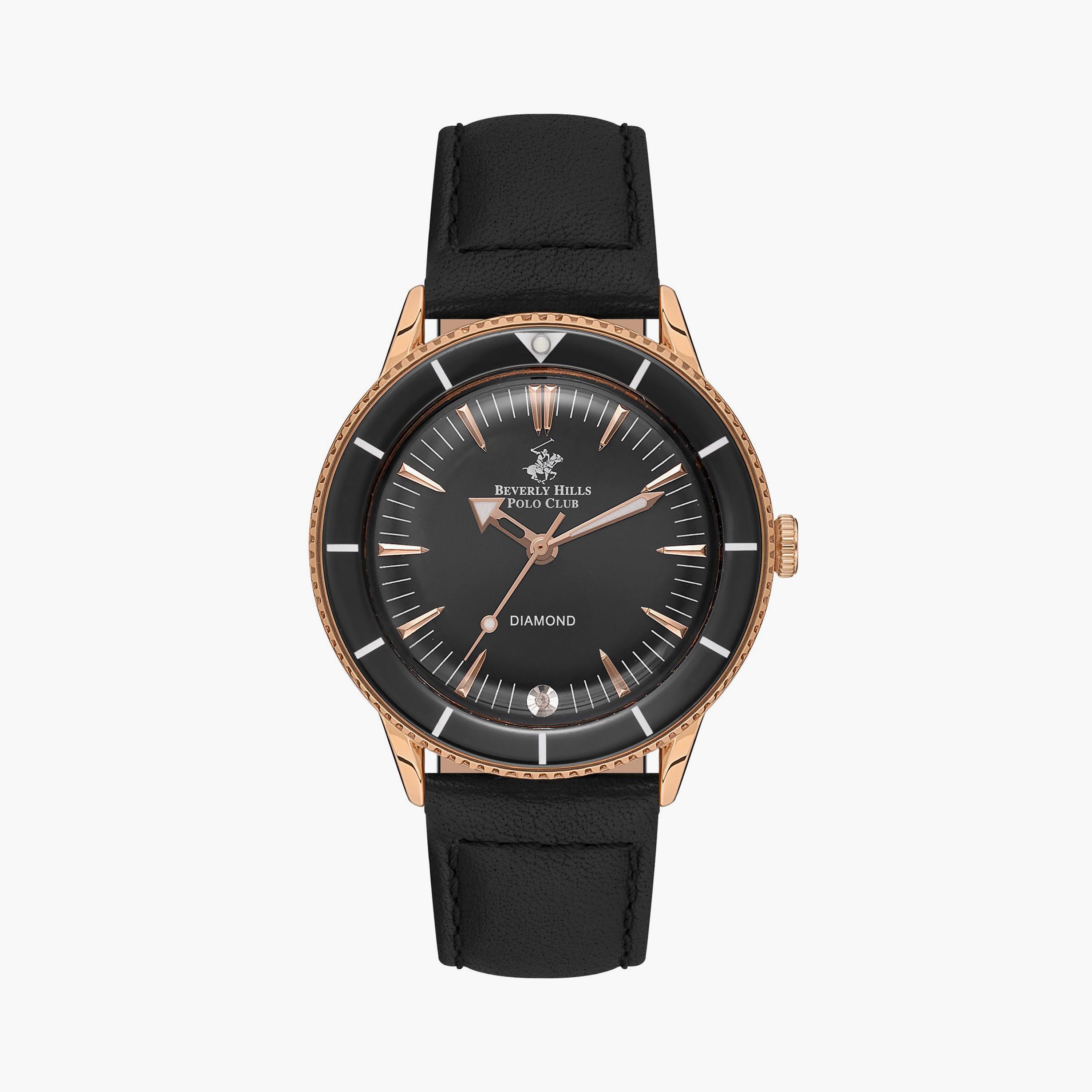 بيفرلي هيلز بولو كلوب ساعة يد نسائية تناظرية جلد أسود BP3580C.451-women-watchesandjewellery-watches-image-2