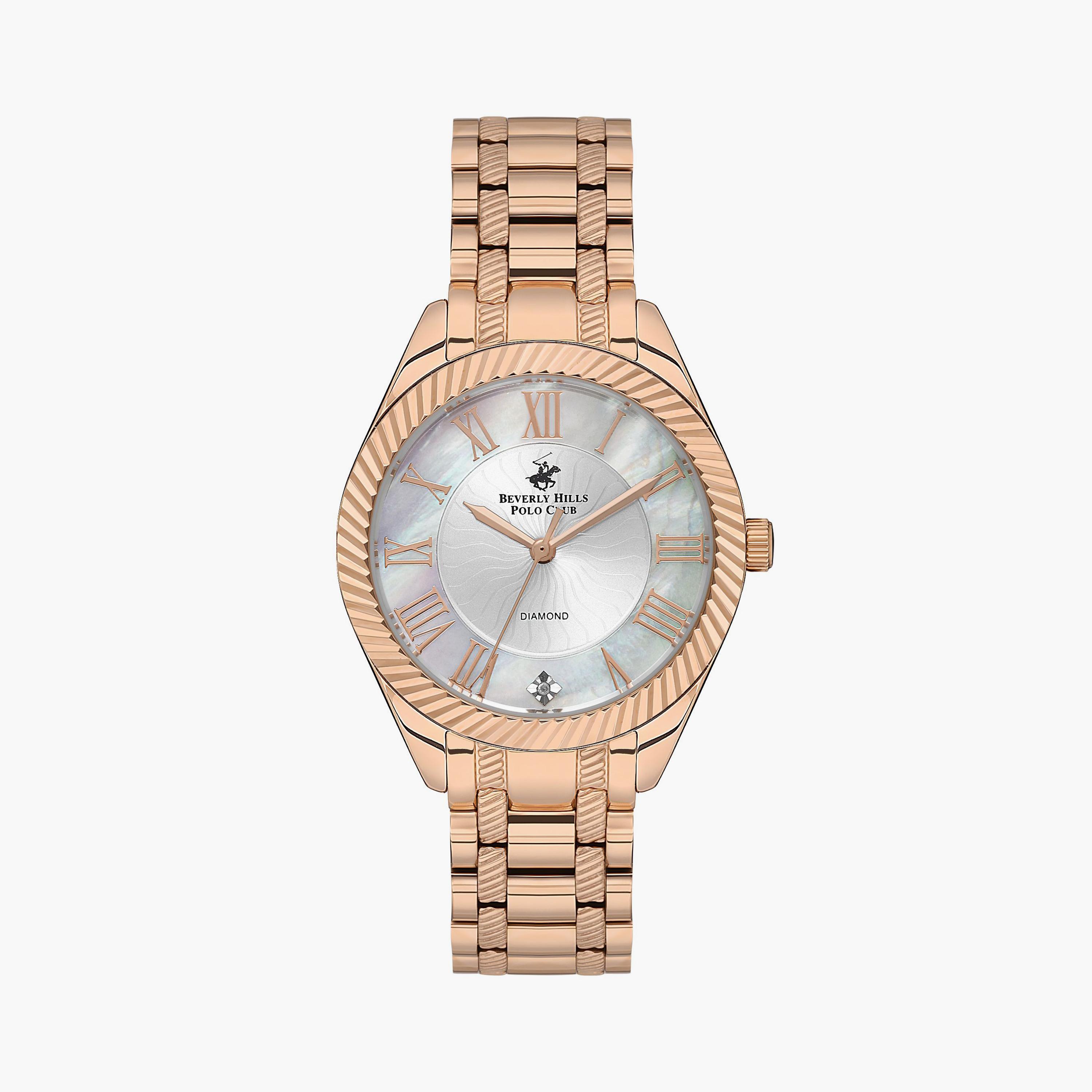 بيفرلي هيلز بولو كلوب ساعة يد نسائية تناظرية معدن روز جولد BP3571C.420-women-watchesandjewellery-watches-image-1
