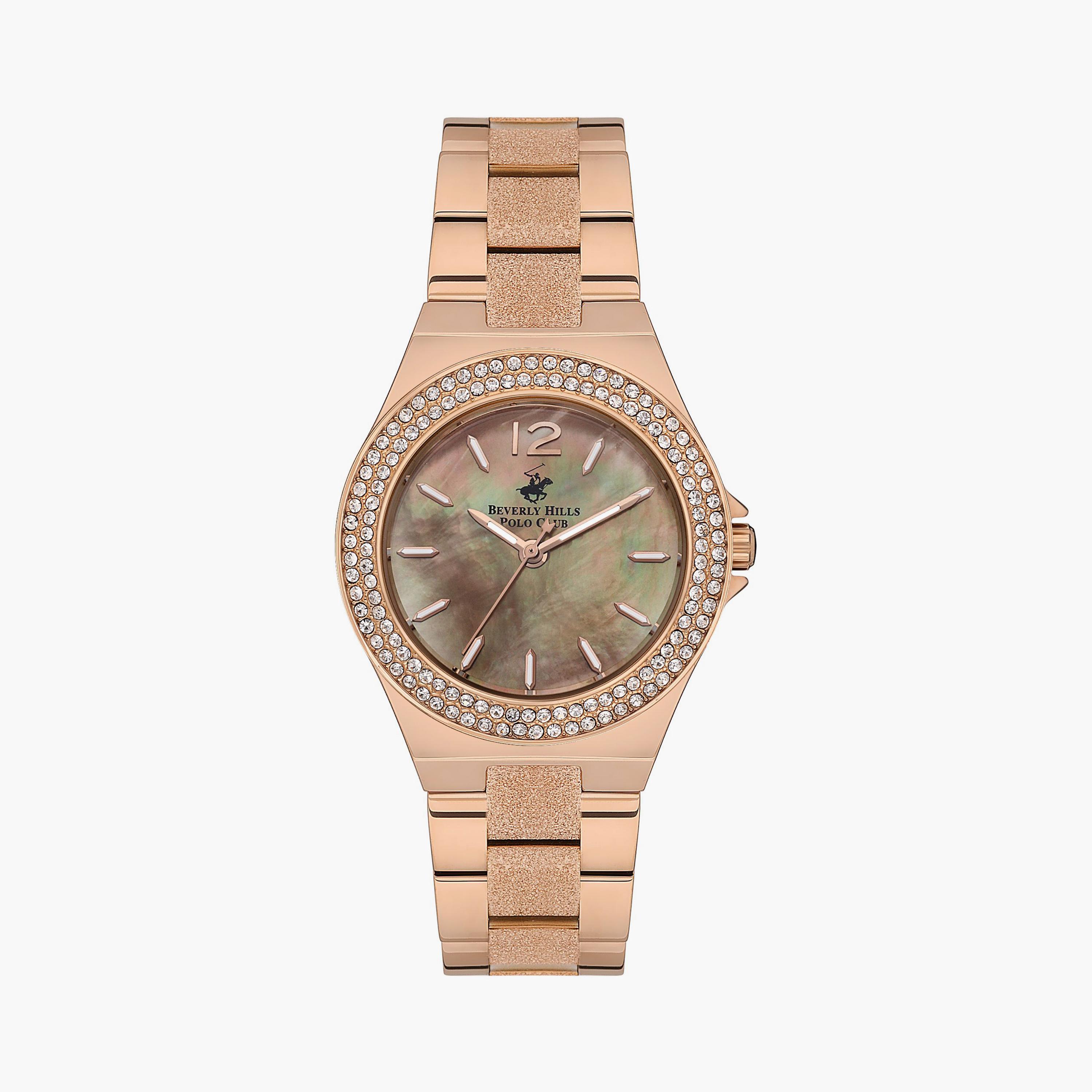 بيفرلي هيلز بولو كلوب  ساعة يد تناظرية معدن روز جولد BP3591X.410-women-watchesandjewellery-watches-image-1