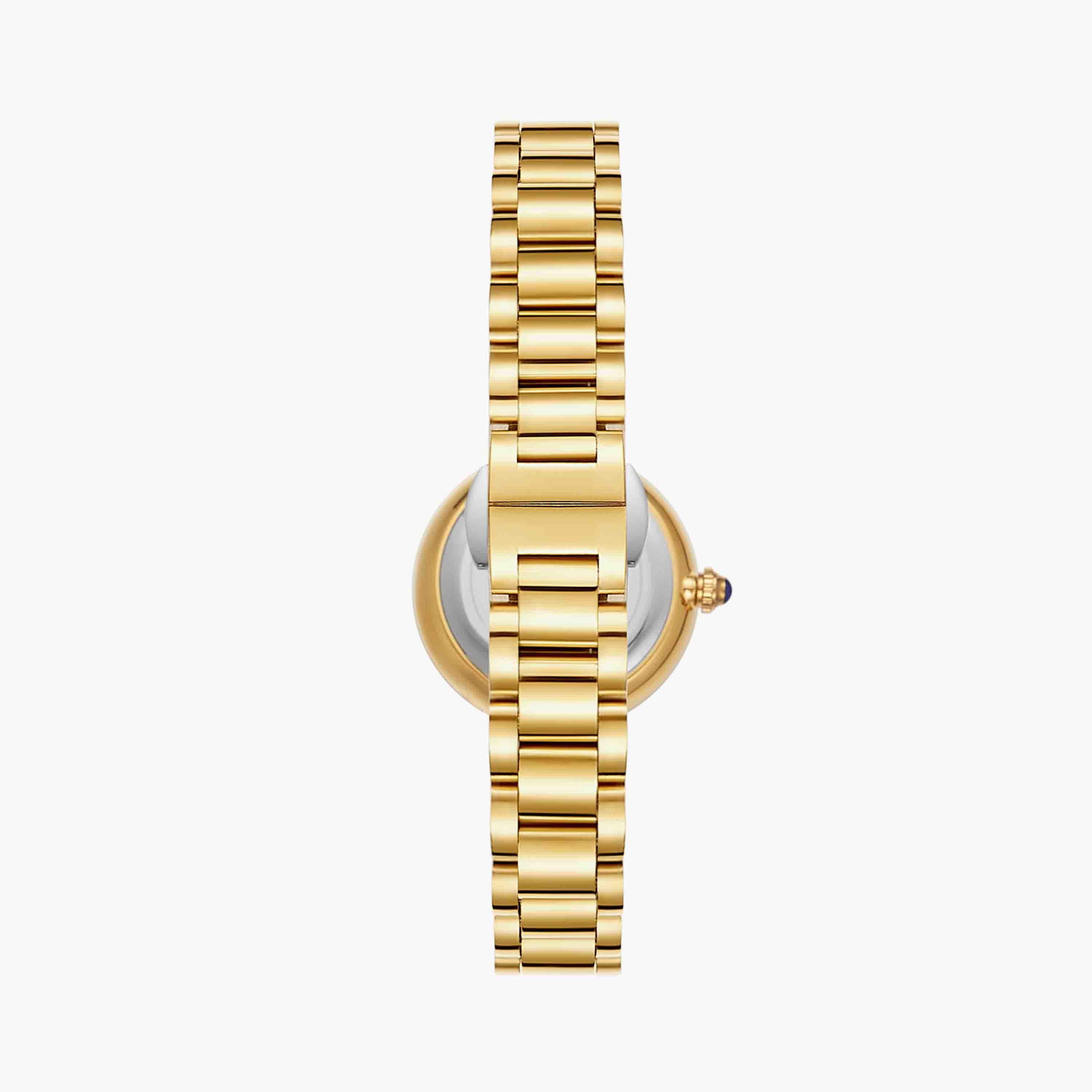 ساعة يد تناظرية فضية وذهبية بسوار ستانلس ستيل للنساء من أوماكس - 00JSS026N002-women-watchesandjewellery-watches-image-3