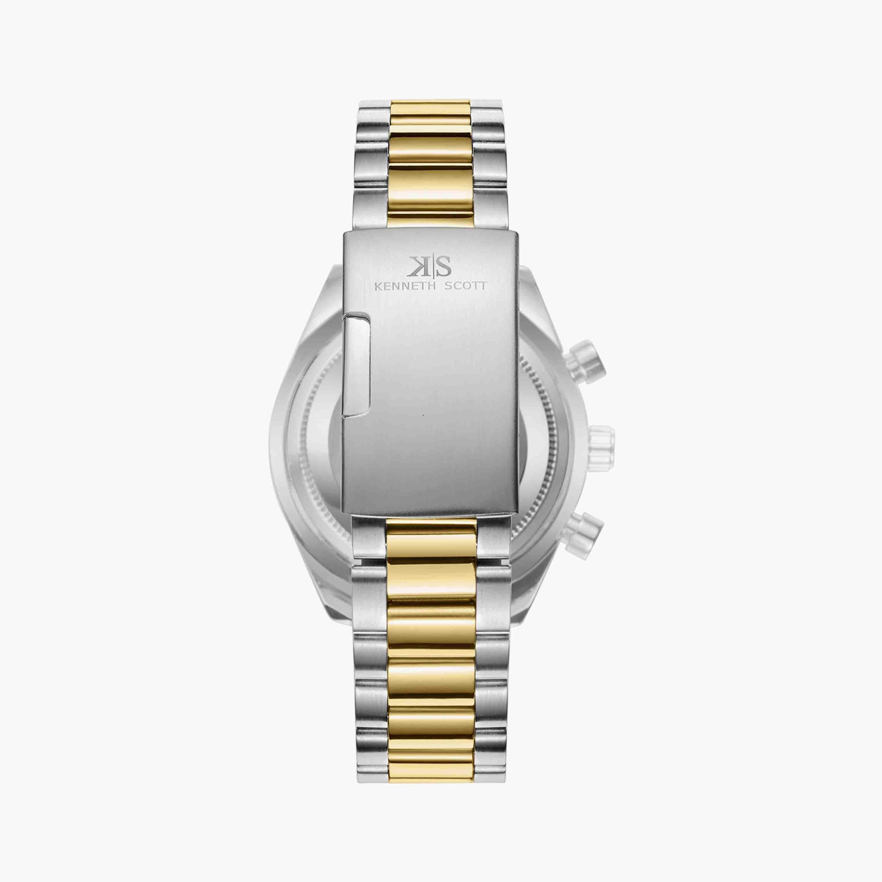 كينيث سكوت ساعة يد رجالية كرونوغراف ستانلس ستيل ذهبي K23150-TBTW-men-watchesandjewellery-watches-image-3