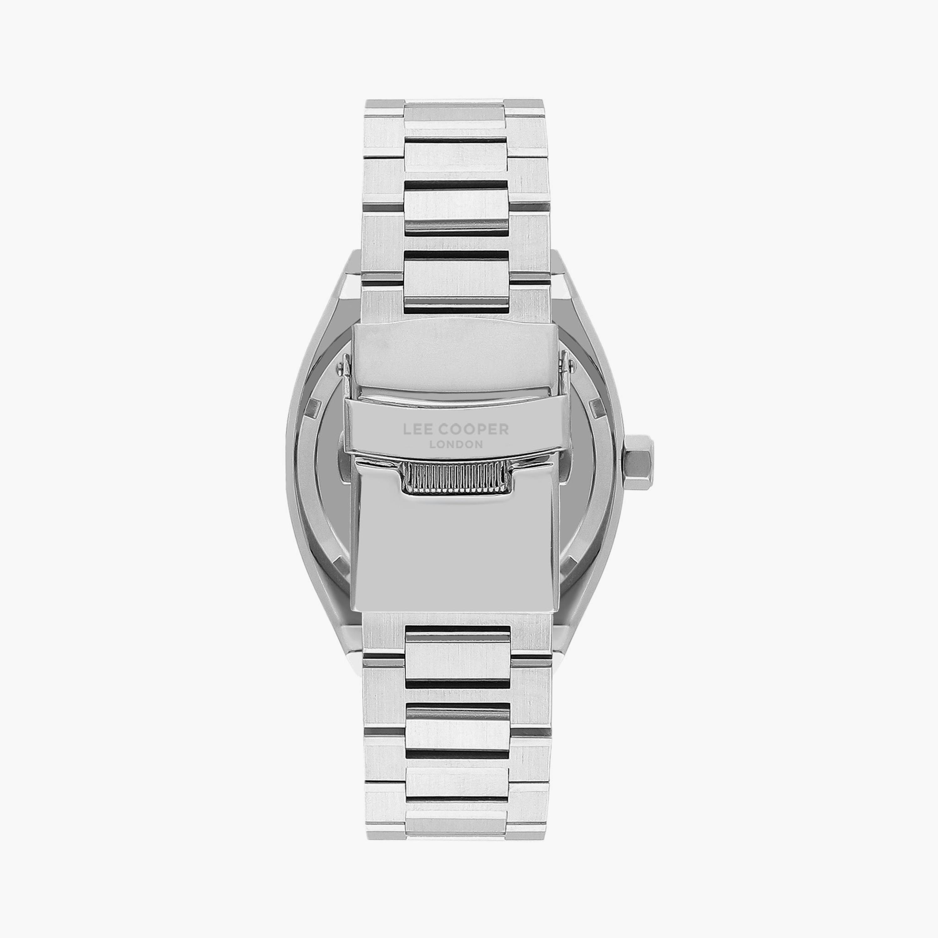 Lee Cooper Men's Silver Automatic Metal Watch | LC07903.310-men-watchesandjewellery-watches-image-3