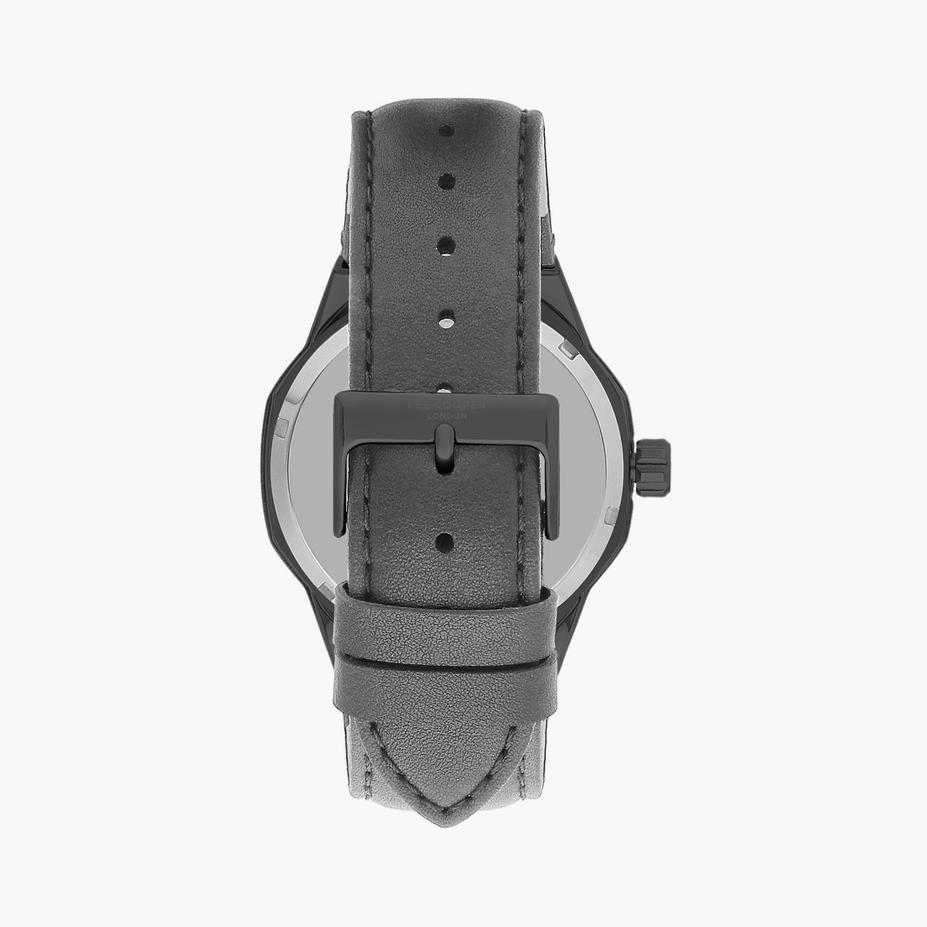 لي كوبر ساعة رجالية أوتوماتيكية جلد رمادي LC07904.061-men-watchesandjewellery-watches-image-3