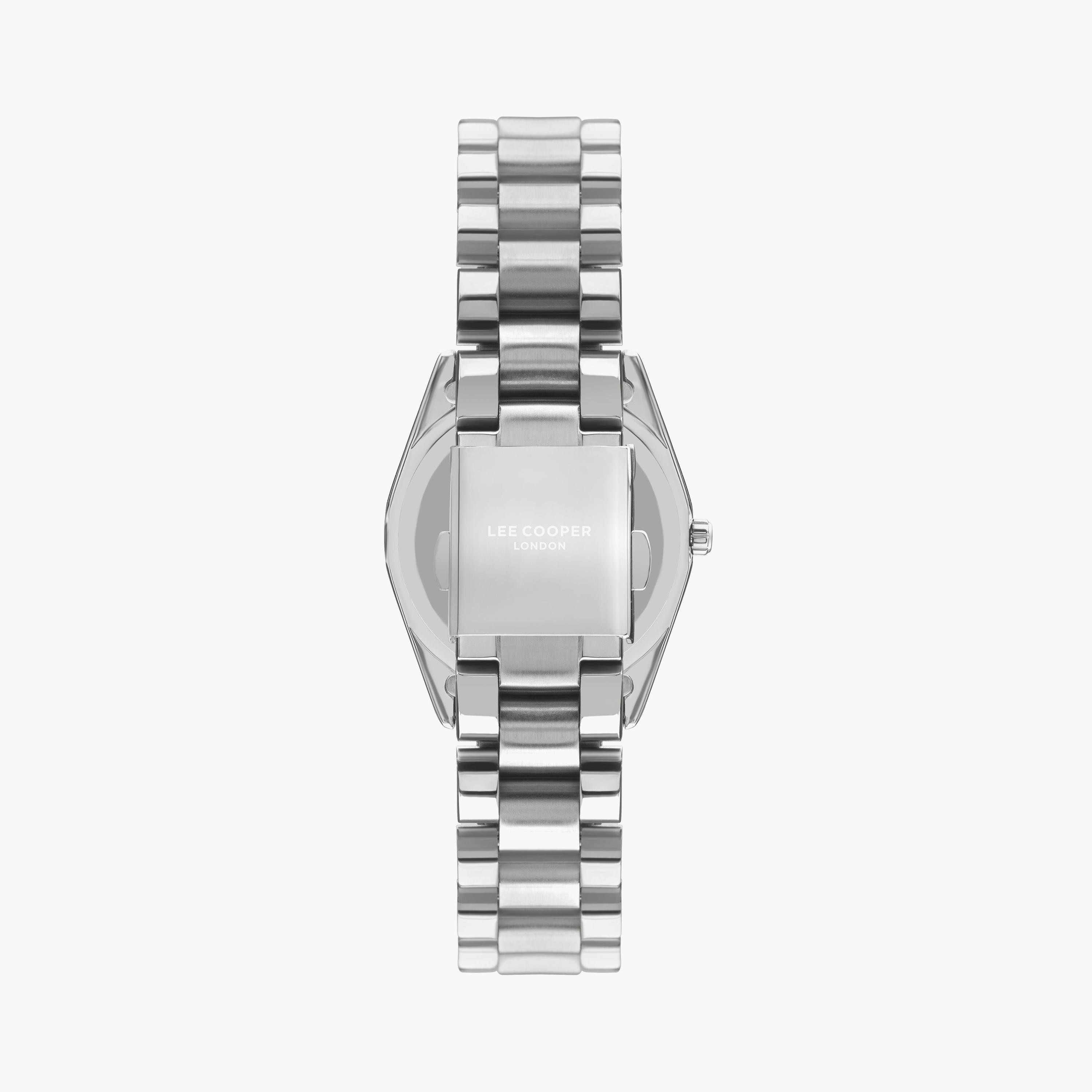 لي كوبر ساعة نسائية تناظرية معدن فضي وذهبي LC07478.260-women-watchesandjewellery-watches-image-3