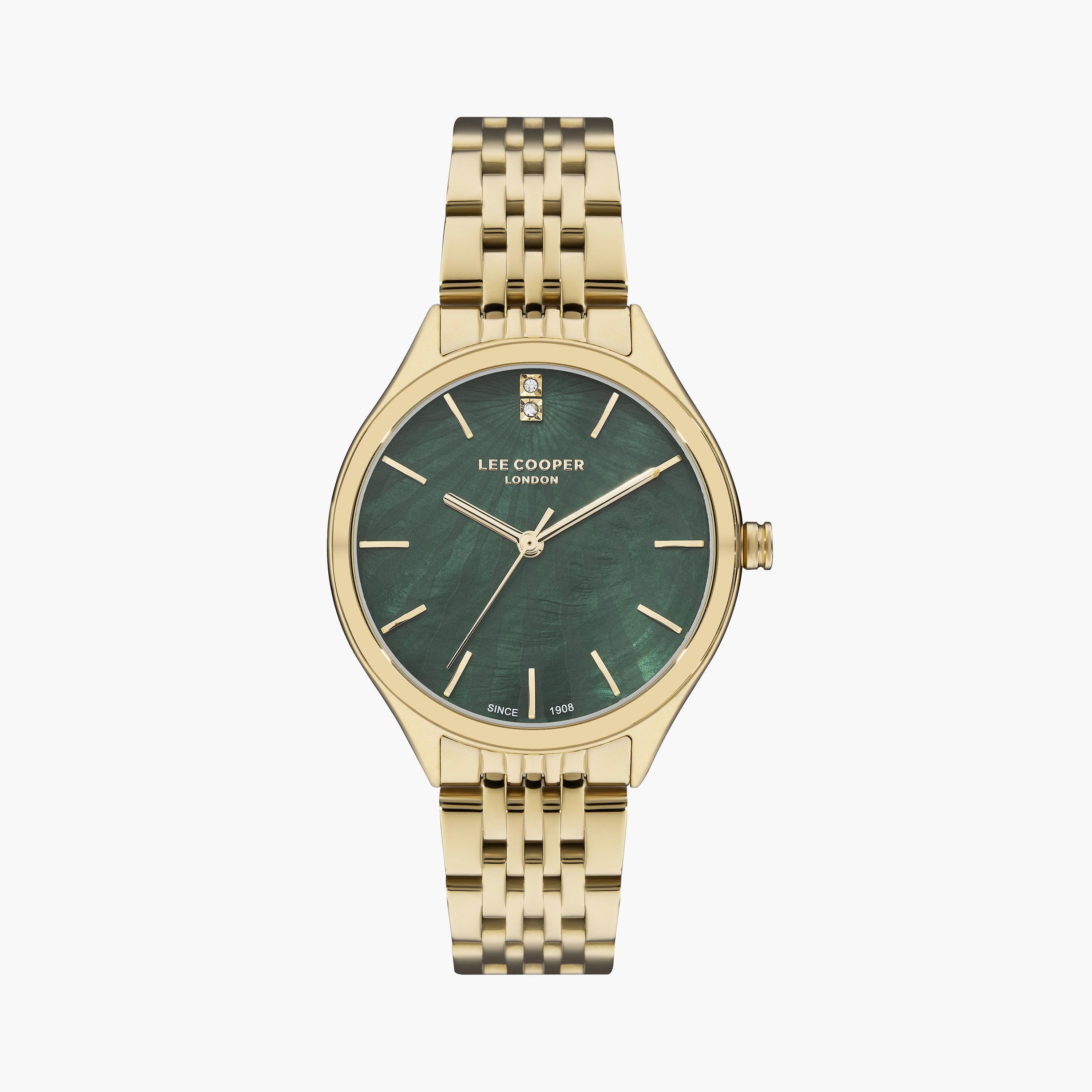لي كوبر ساعة نسائية تناظرية معدن ذهبي LC07821.170-women-watchesandjewellery-watches-image-1