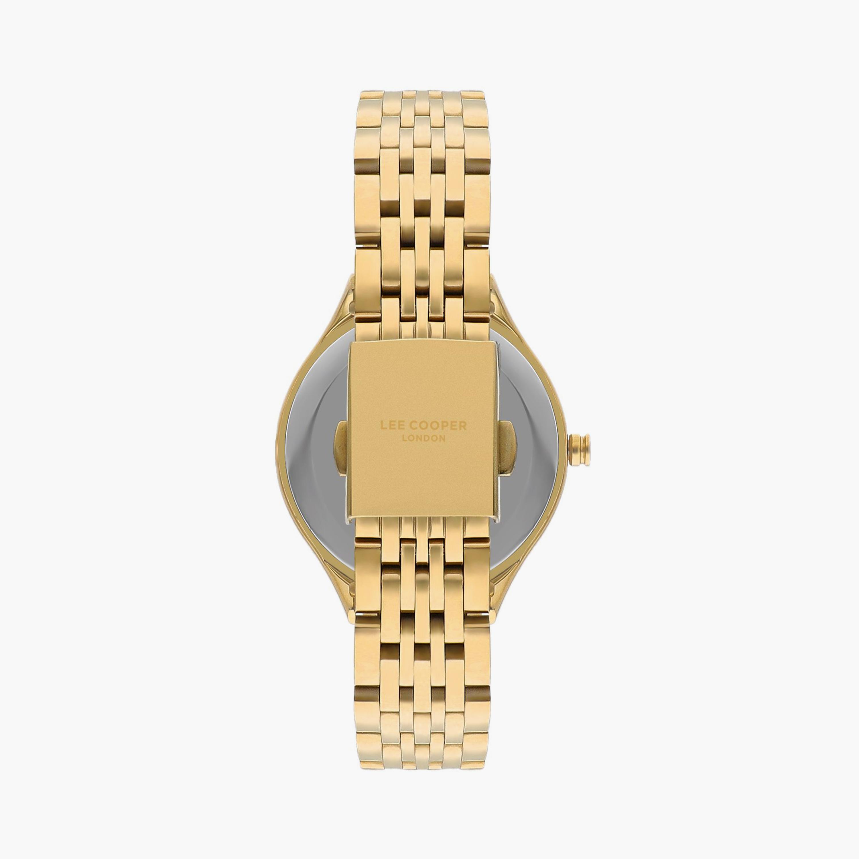 لي كوبر ساعة نسائية تناظرية معدن ذهبي LC07821.170-women-watchesandjewellery-watches-image-3
