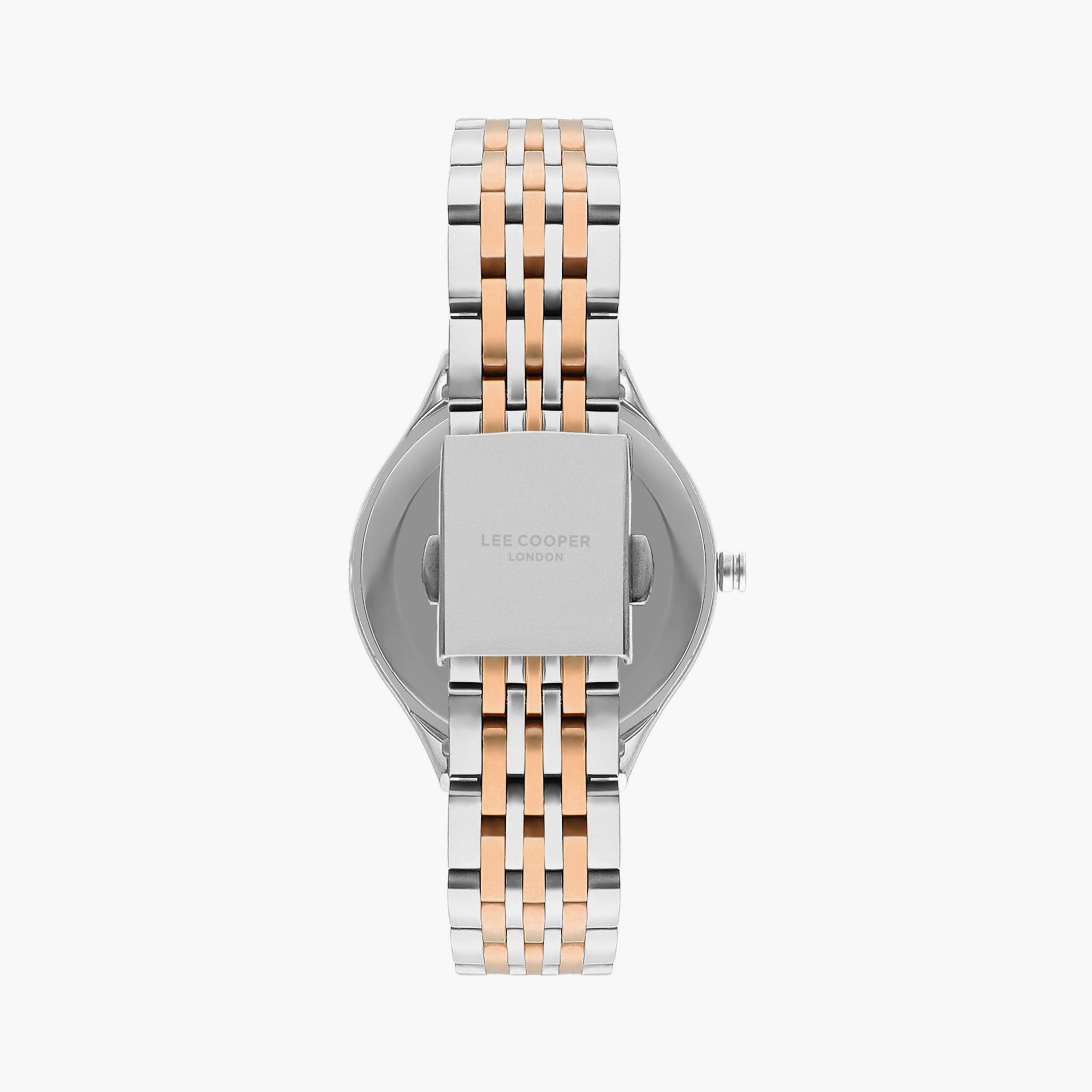 Lee Cooper Women's Silver & Rose Gold Analog Metal Watch | LC07821.520-women-watchesandjewellery-watches-image-3