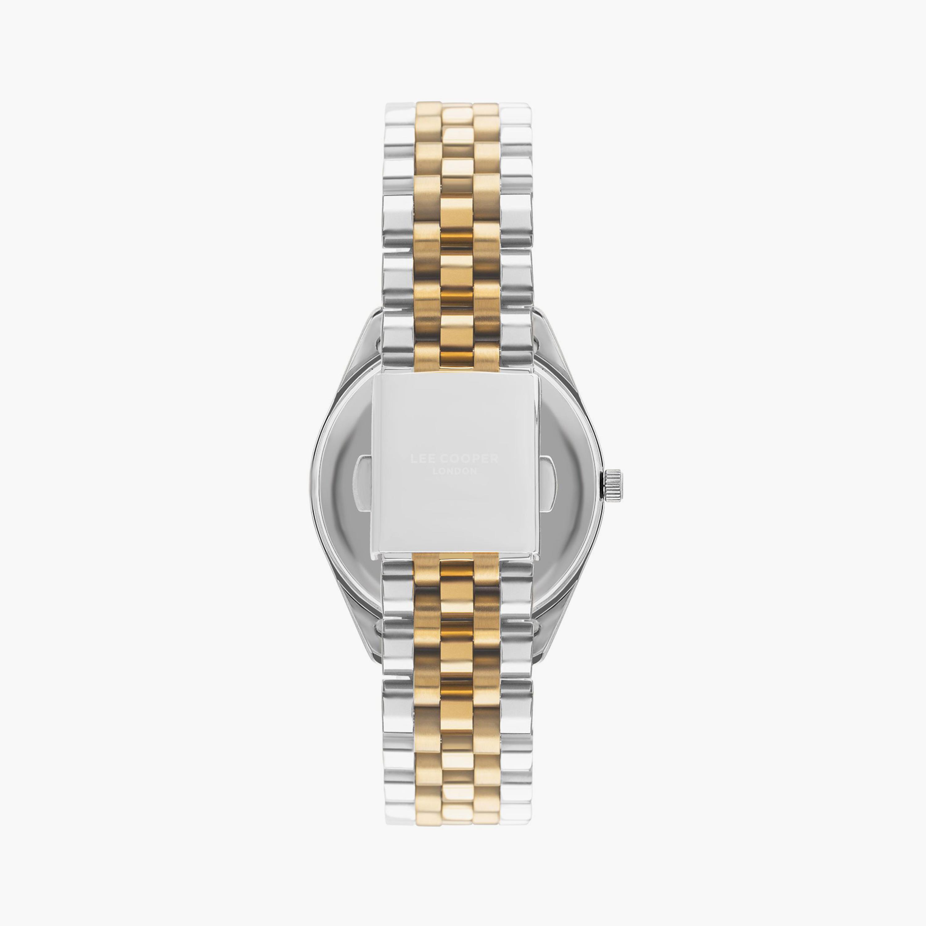 لي كوبر ساعة نسائية تناظرية معدن فضي وذهبي LC07831.220-women-watchesandjewellery-watches-image-3