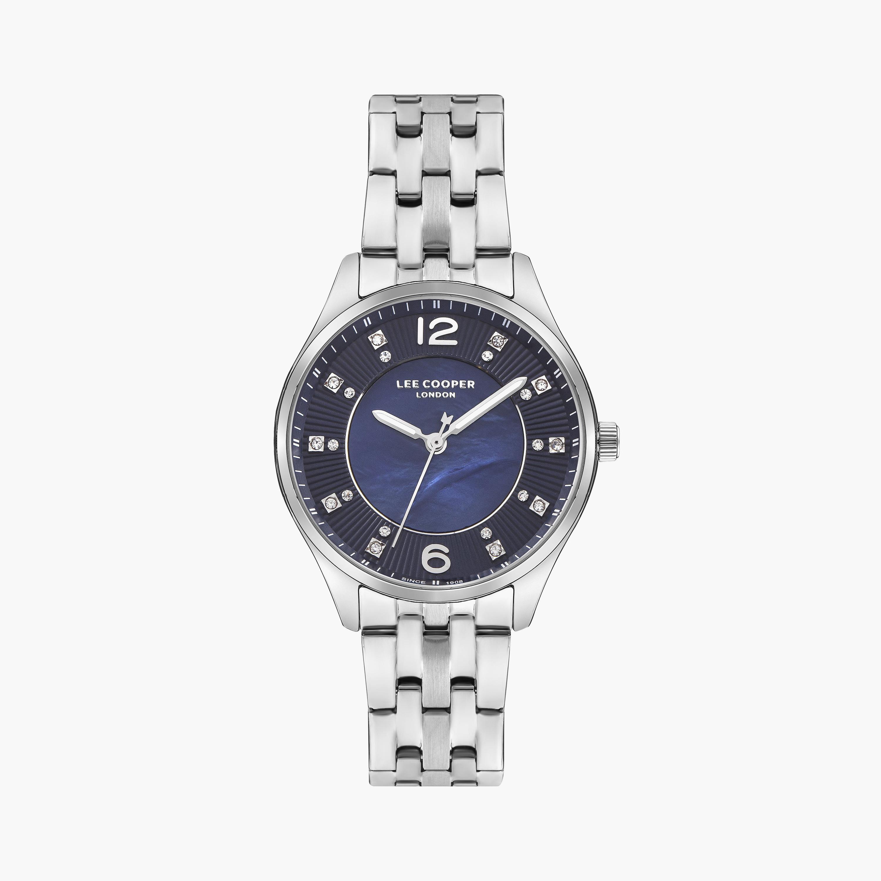 لي كوبر ساعة نسائية تناظرية معدن فضي LC07832.390-women-watchesandjewellery-watches-image-1