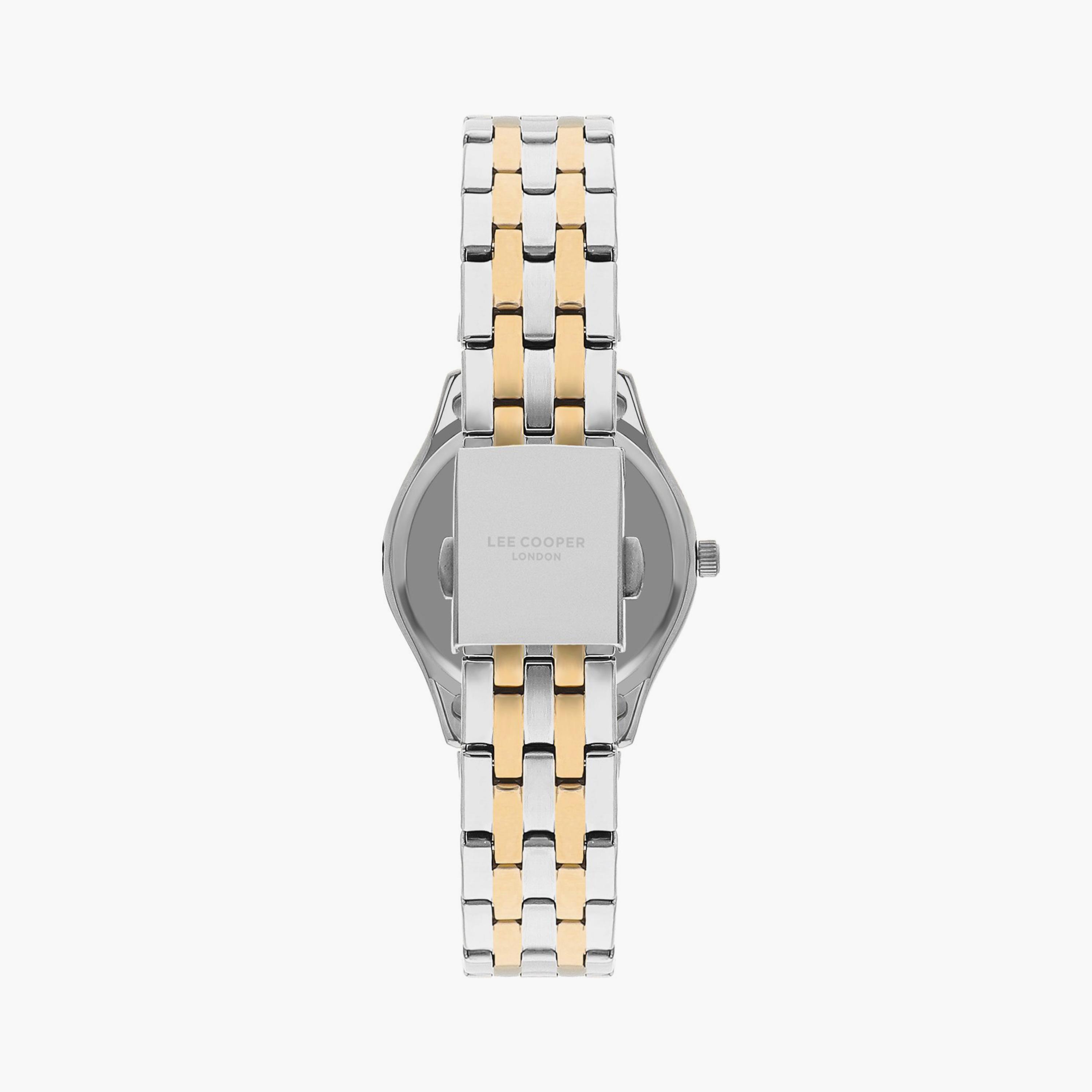 لي كوبر ساعة نسائية تناظرية معدن فضي وذهبي LC07832.220-women-watchesandjewellery-watches-image-3