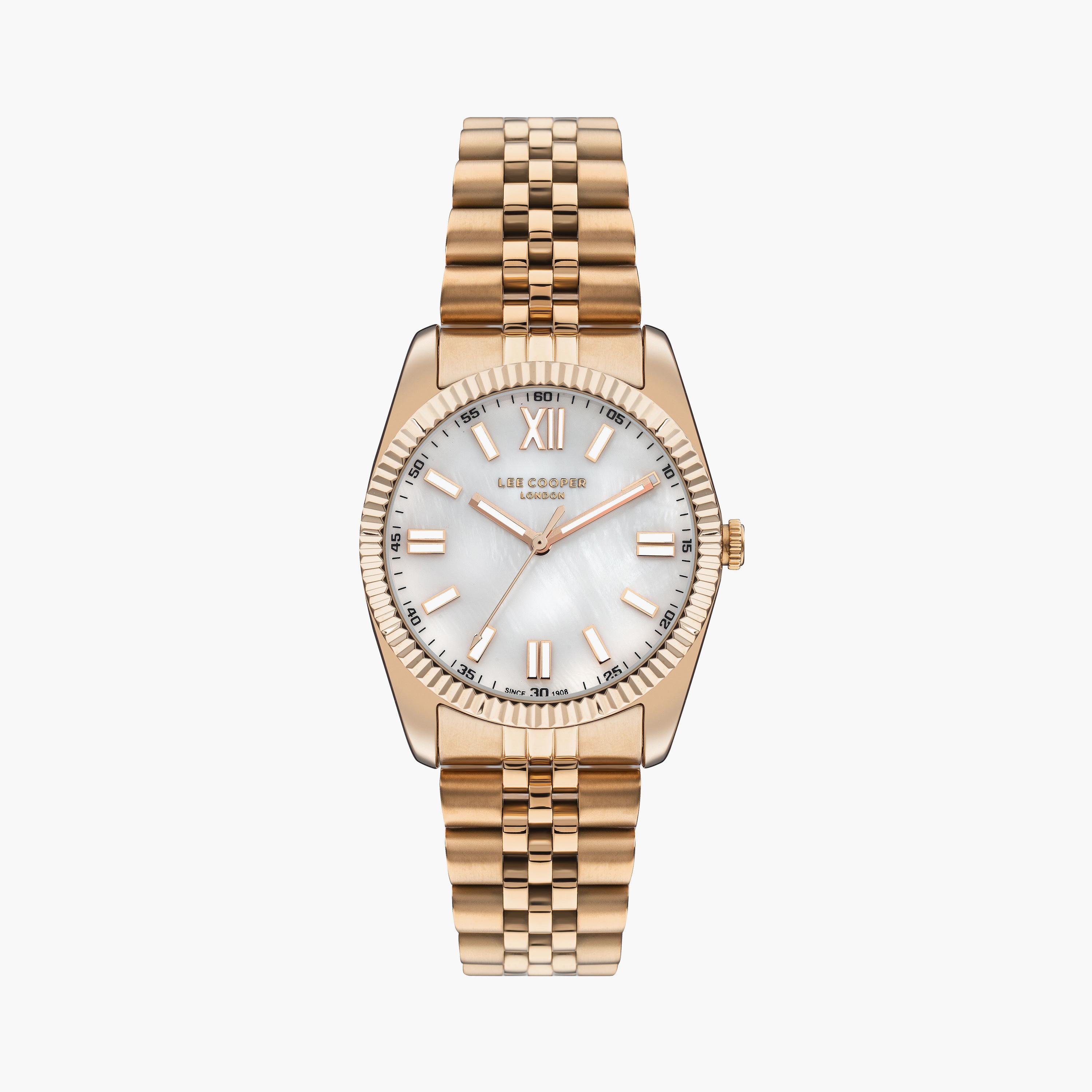 لي كوبر  ساعة نسائية تناظرية معدن روز جولد LC07824.420-women-watchesandjewellery-watches-image-1