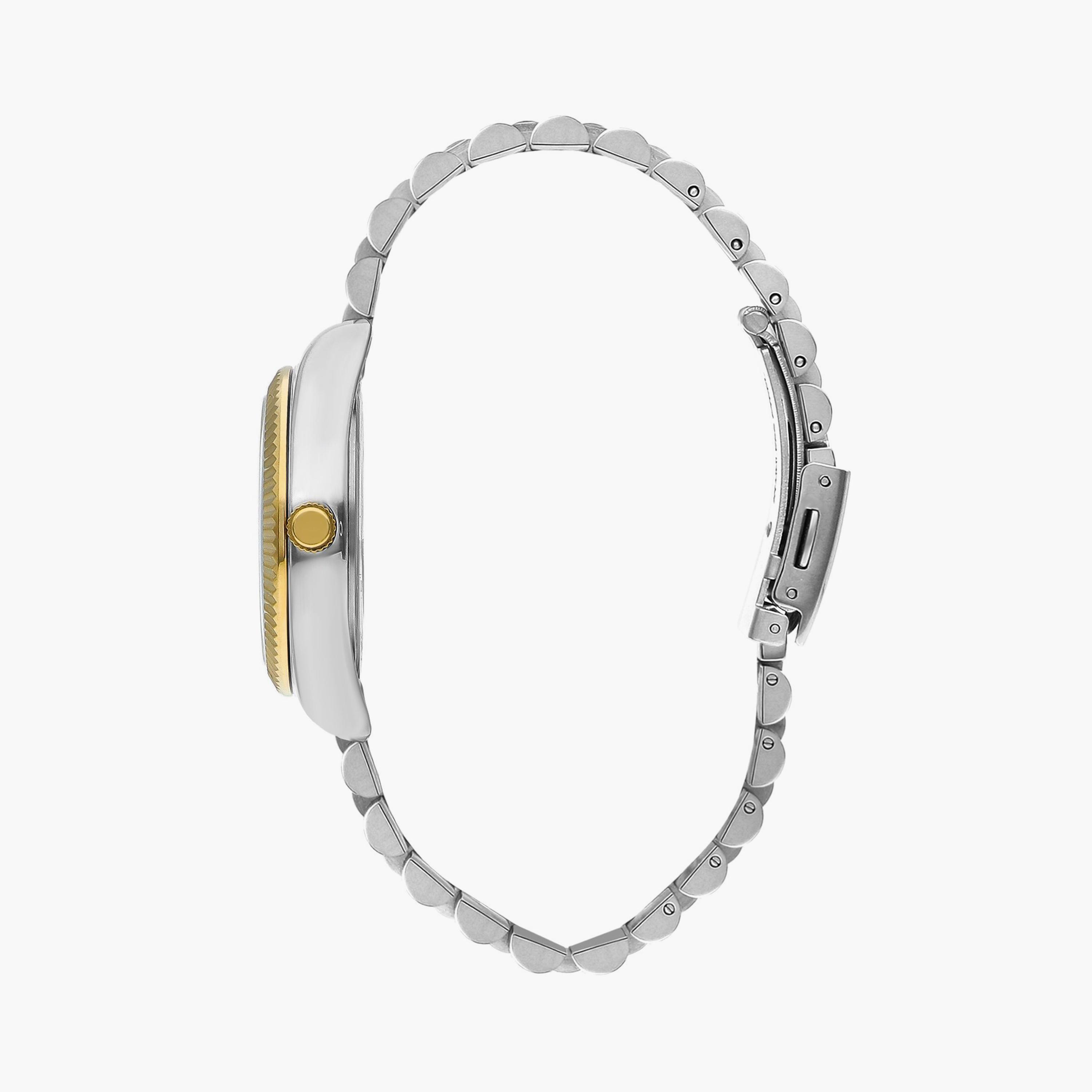 لي كوبر ساعة نسائية تناظرية معدن فضي وذهبي LC07825.220-women-watchesandjewellery-watches-image-2