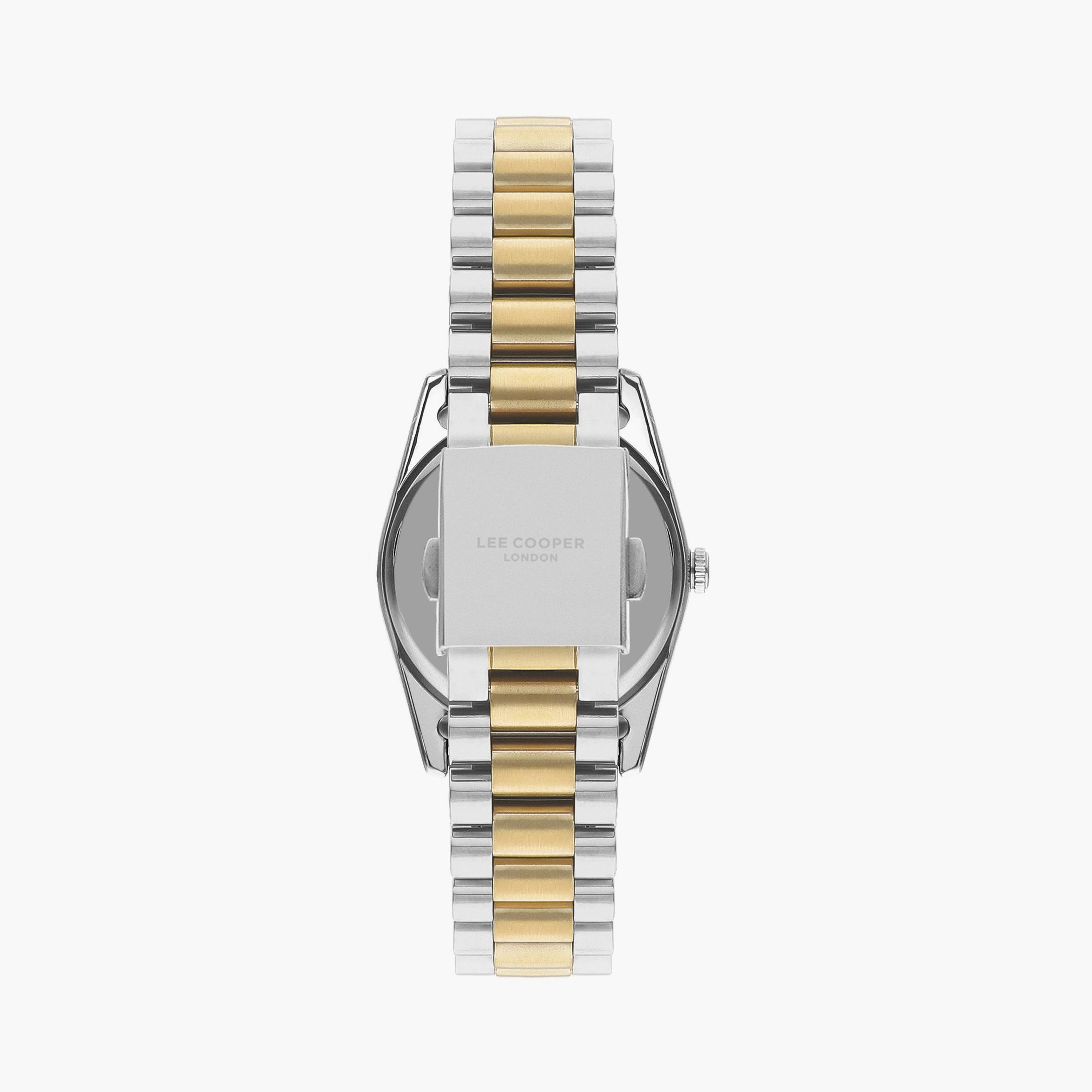 لي كوبر ساعة نسائية تناظرية معدن فضي وذهبي LC07825.220-women-watchesandjewellery-watches-image-3