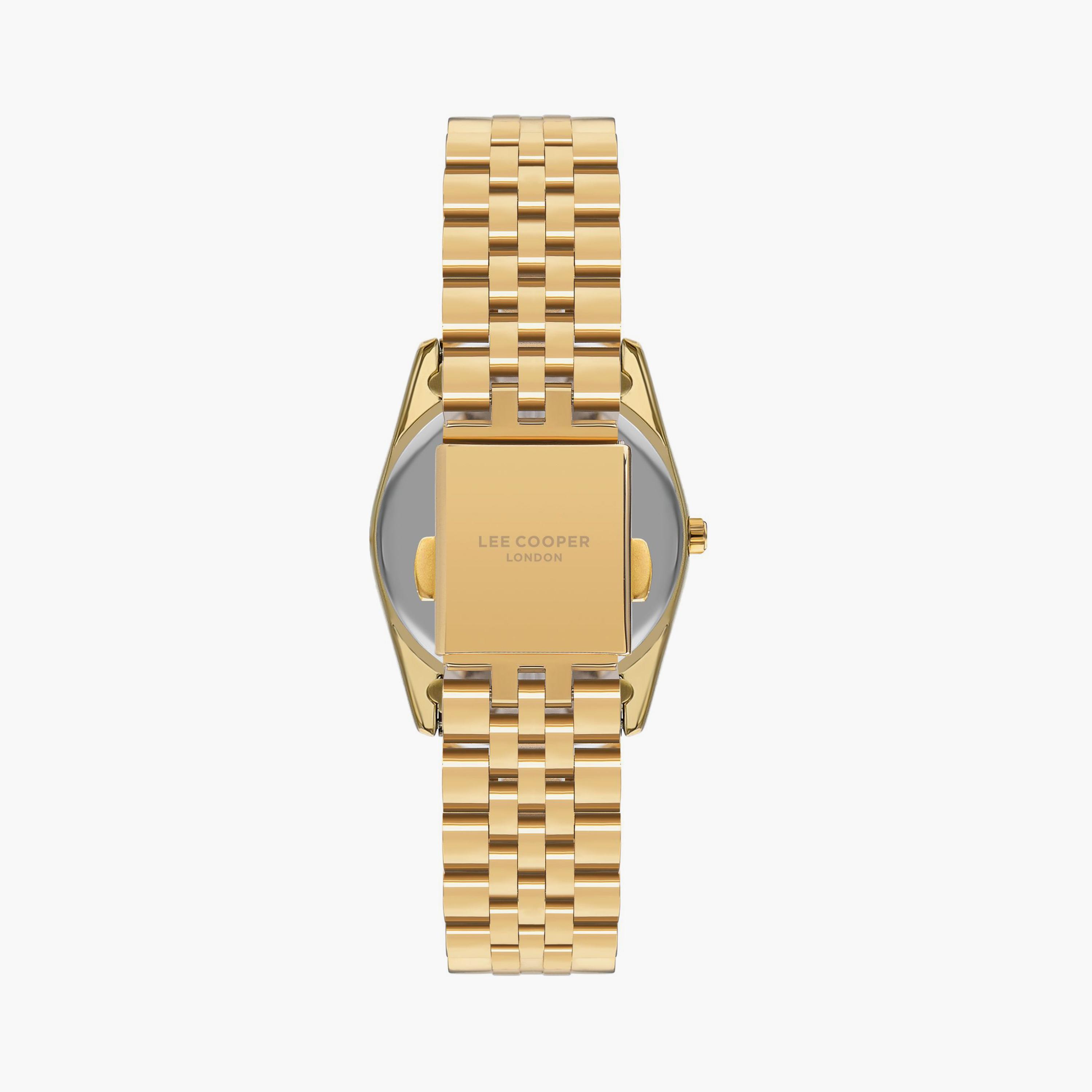 لي كوبر ساعة نسائية كرونوغراف معدن ذهبي LC07811.130-women-watchesandjewellery-watches-image-3