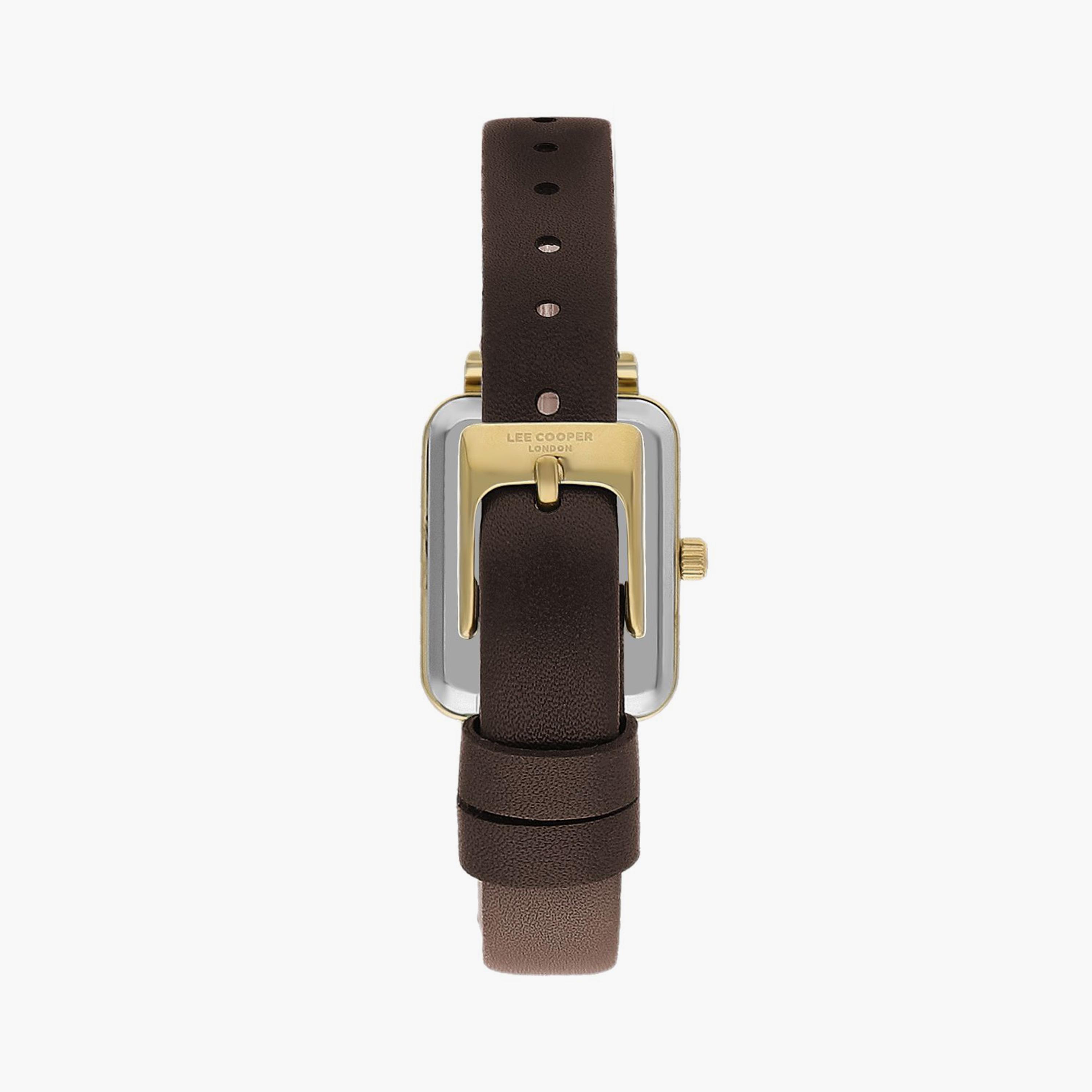 Lee Cooper Brown Analog Leather Watch | LC07814.126-women-watchesandjewellery-watches-image-3