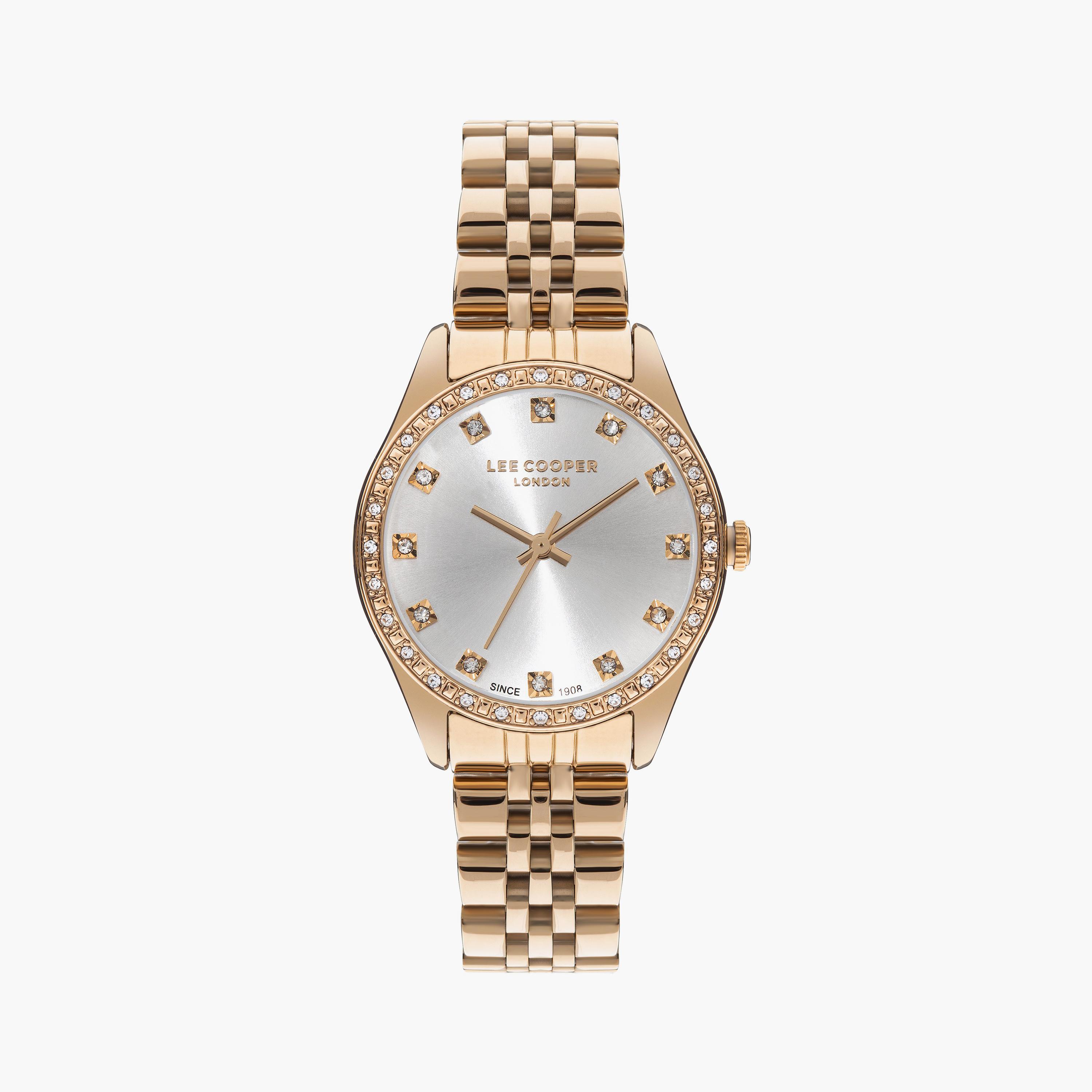 Lee Cooper Rose Gold Analog Metal Watch | LC07818.430-women-watchesandjewellery-watches-image-1