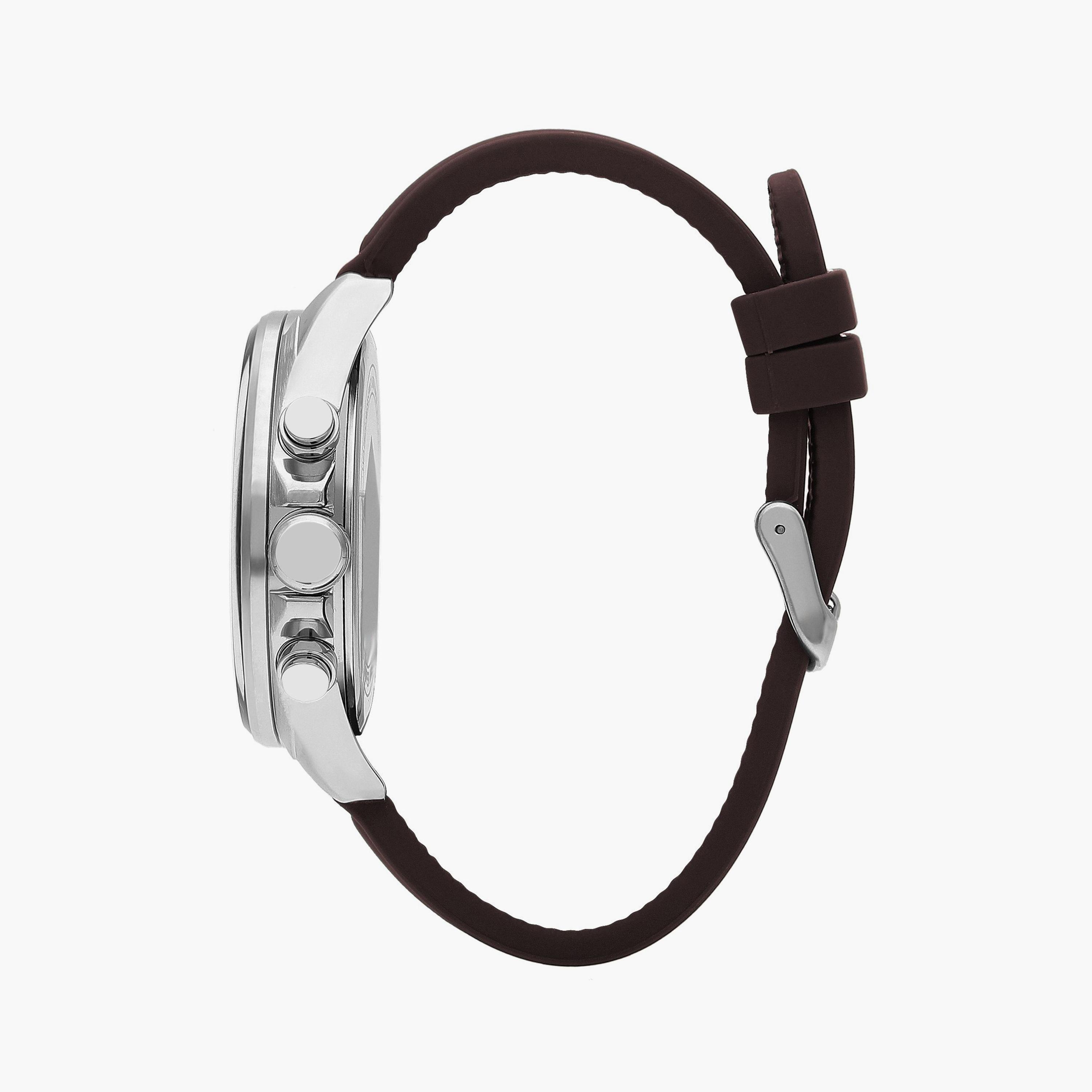 لي كوبر ساعة رجالية كرونوغراف سيليكون بني LC07881.394-men-watchesandjewellery-watches-image-2