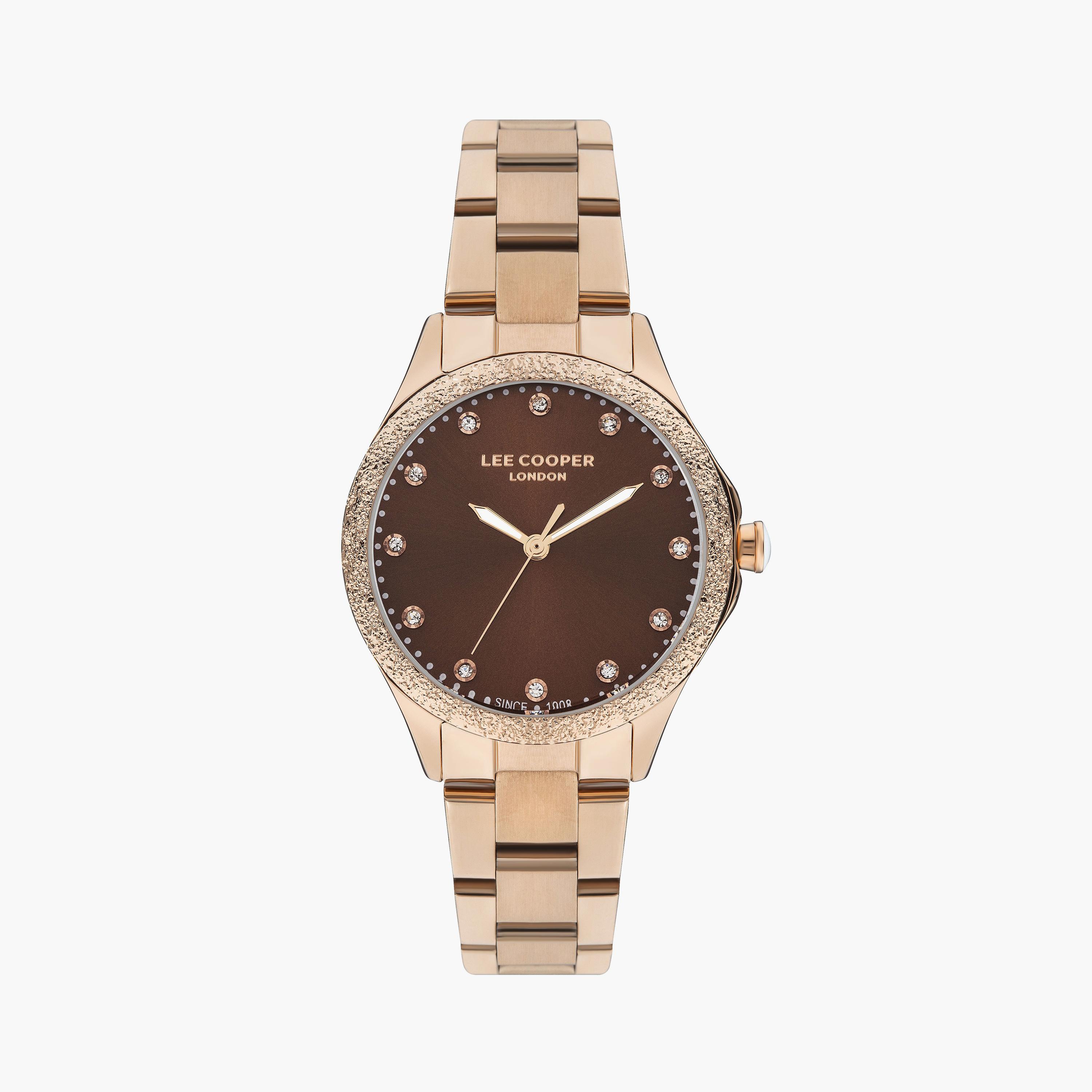 لي كوبر  ساعة نسائية تناظرية معدن روز جولد LC07840.540-women-watchesandjewellery-watches-image-1