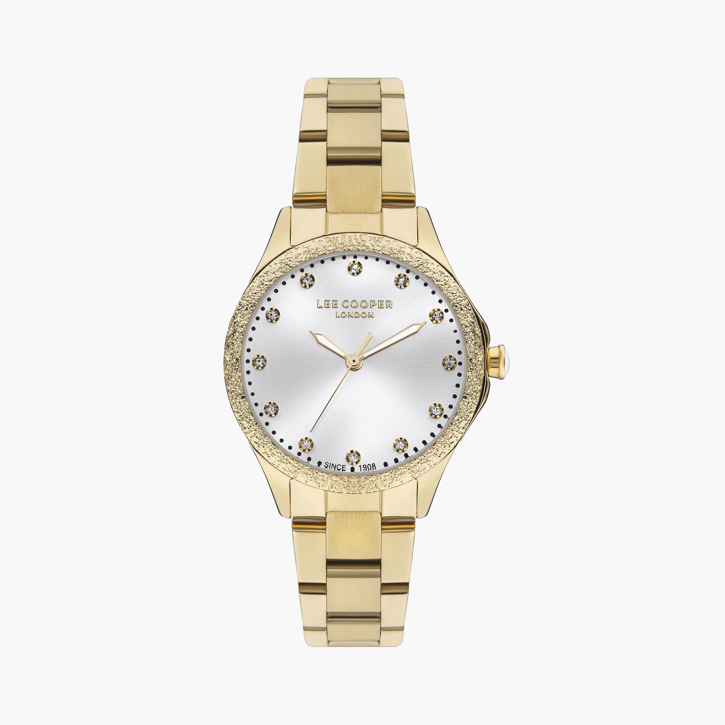 لي كوبر ساعة نسائية تناظرية معدن ذهبي LC07840.130-women-watchesandjewellery-watches-image-1