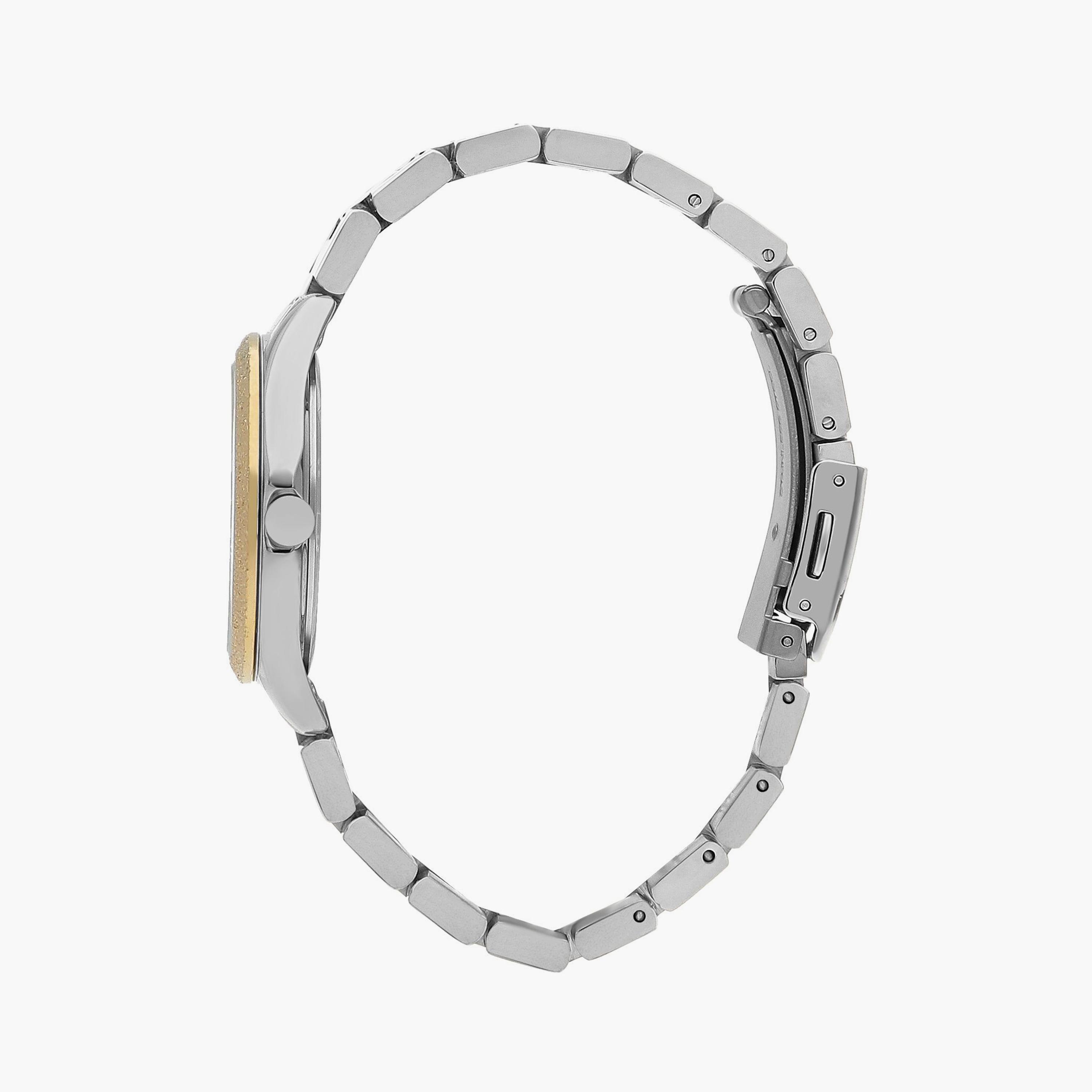 لي كوبر ساعة نسائية تناظرية معدن فضي وذهبي LC07840.220-women-watchesandjewellery-watches-image-2