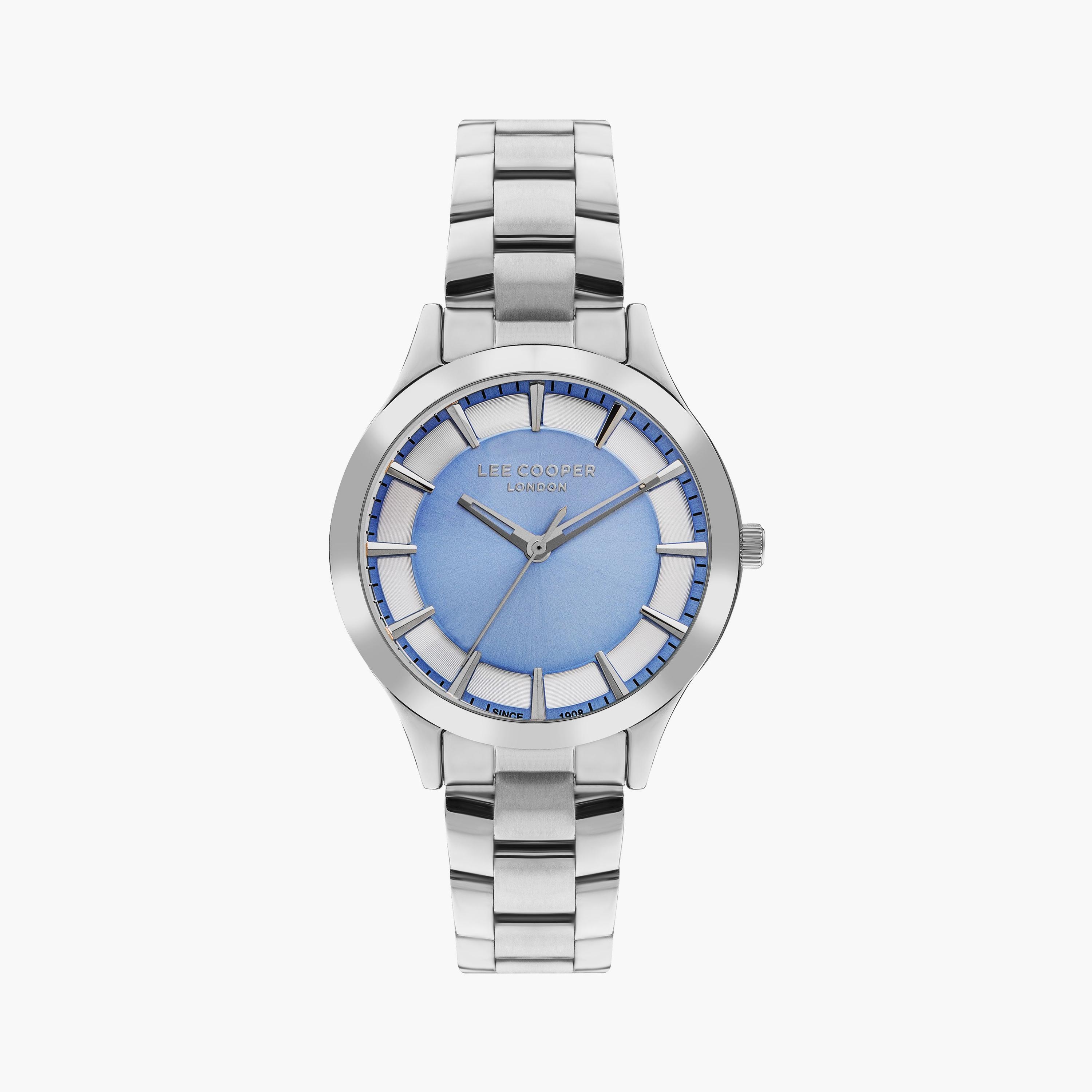 لي كوبر ساعة نسائية تناظرية معدن فضي LC07880.390-women-watchesandjewellery-watches-image-1