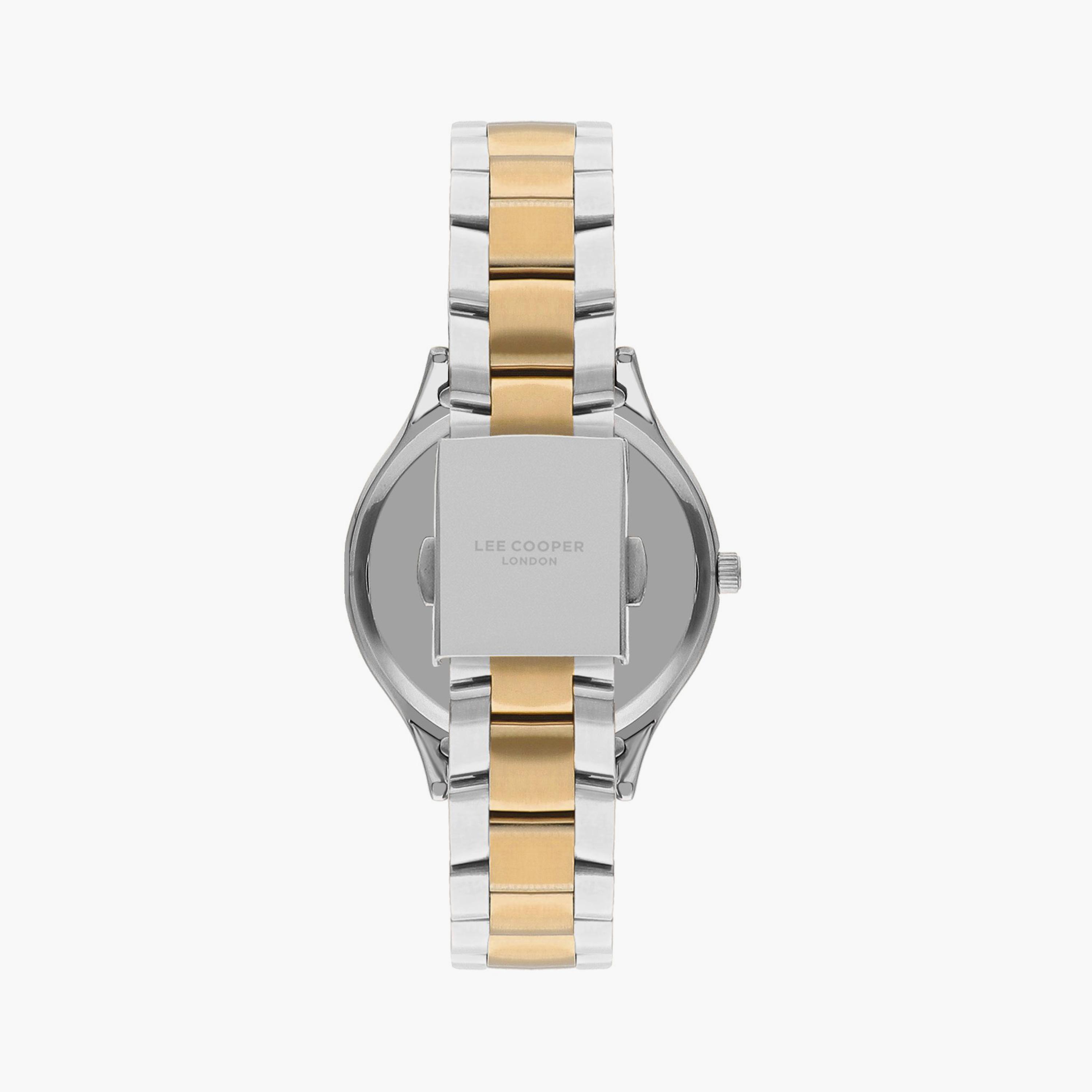لي كوبر ساعة نسائية تناظرية معدن فضي وذهبي LC07880.230-women-watchesandjewellery-watches-image-3