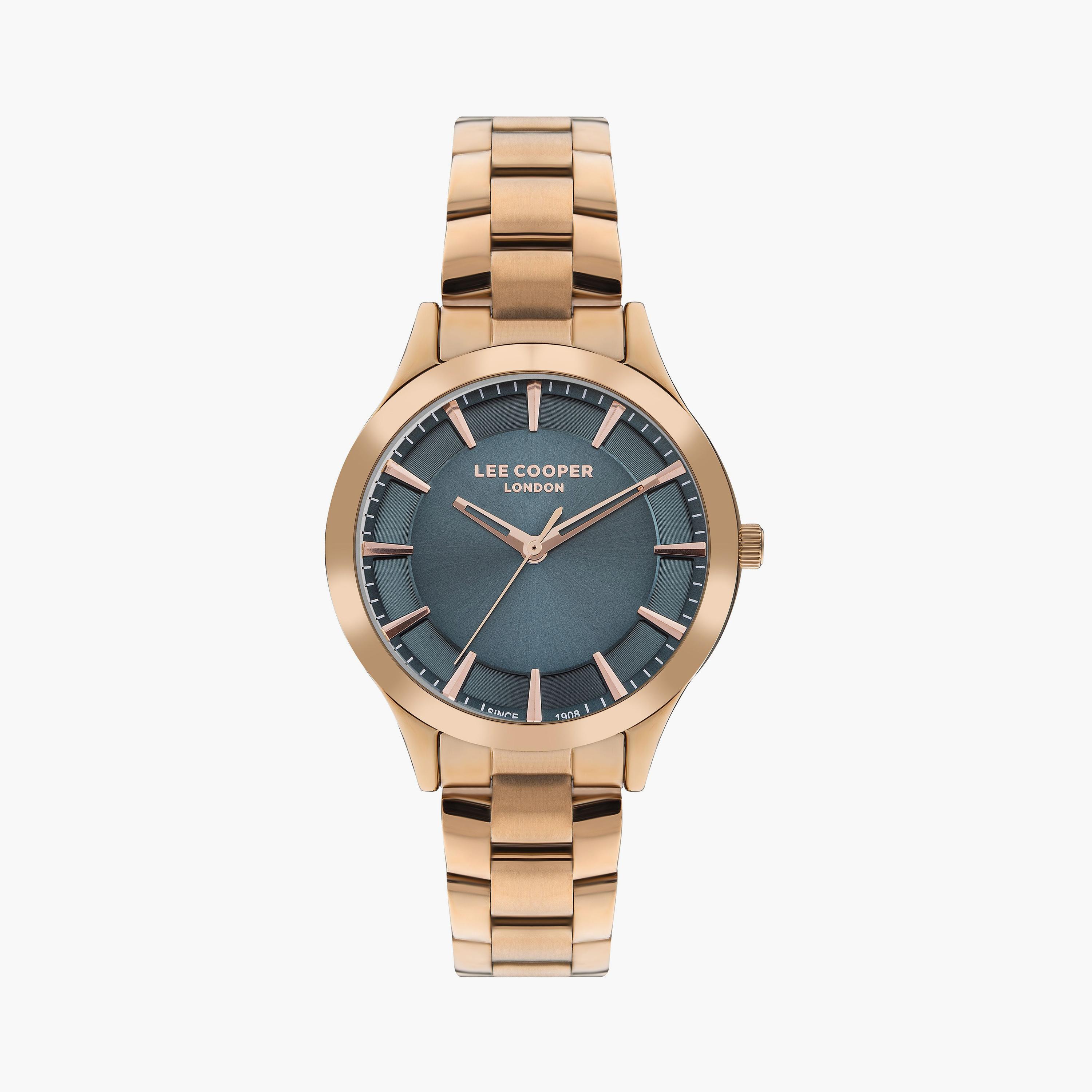لي كوبر  ساعة نسائية تناظرية معدن روز جولد LC07880.490-women-watchesandjewellery-watches-image-1