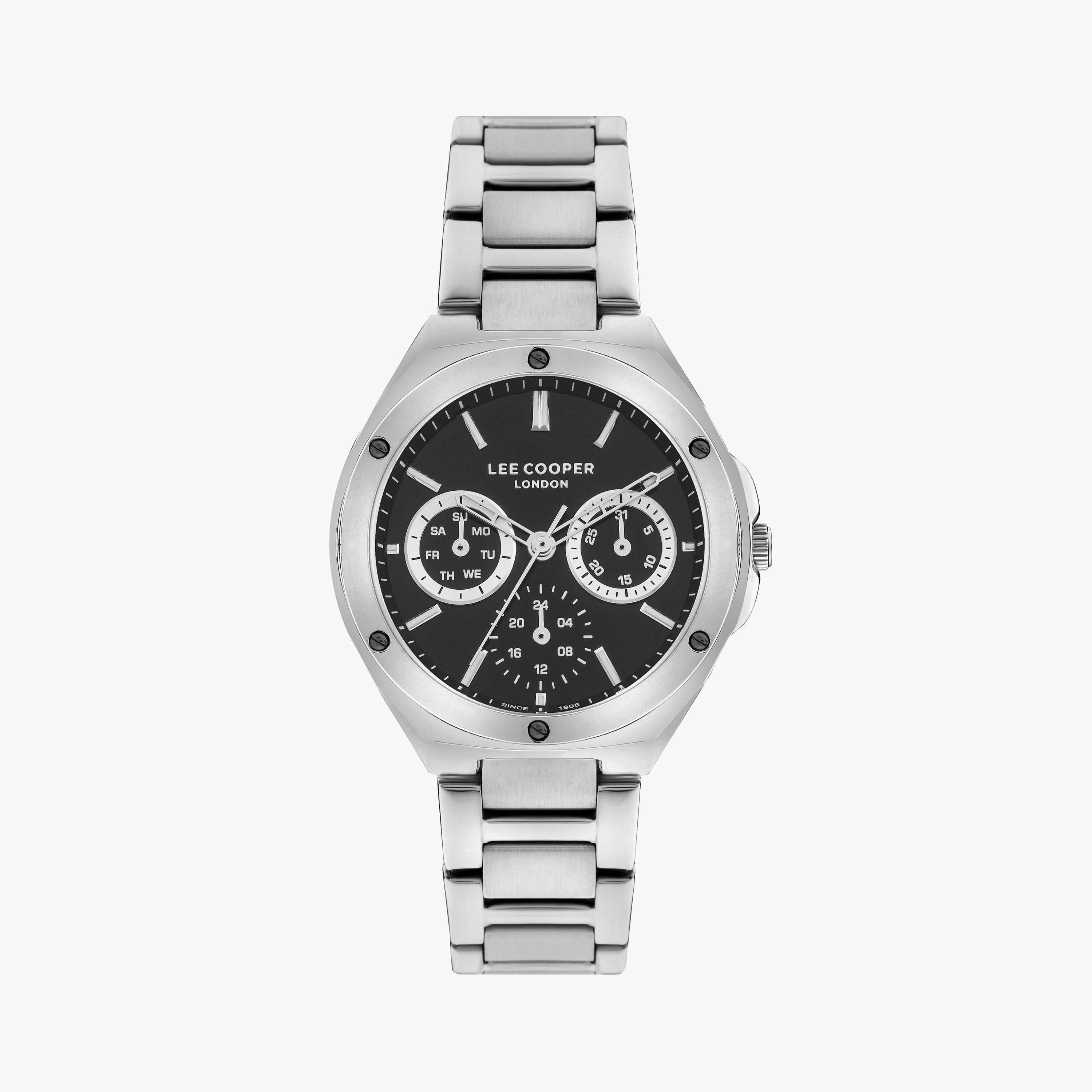 Lee Cooper Women's Silver Chronograph Metal Watch | LC07844.350-women-watchesandjewellery-watches-image-1