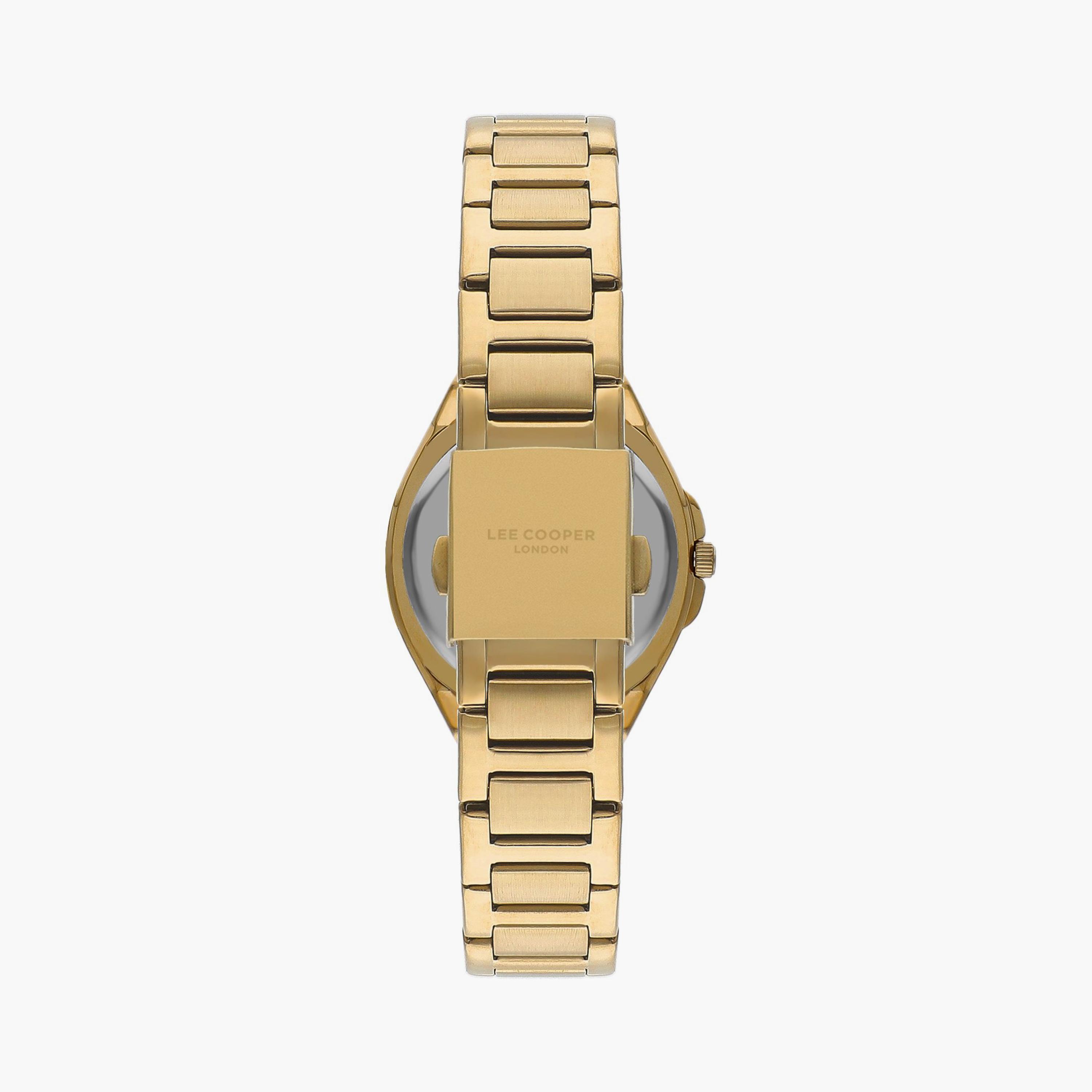 لي كوبر ساعة نسائية كرونوغراف معدن ذهبي LC07844.130-women-watchesandjewellery-watches-image-3