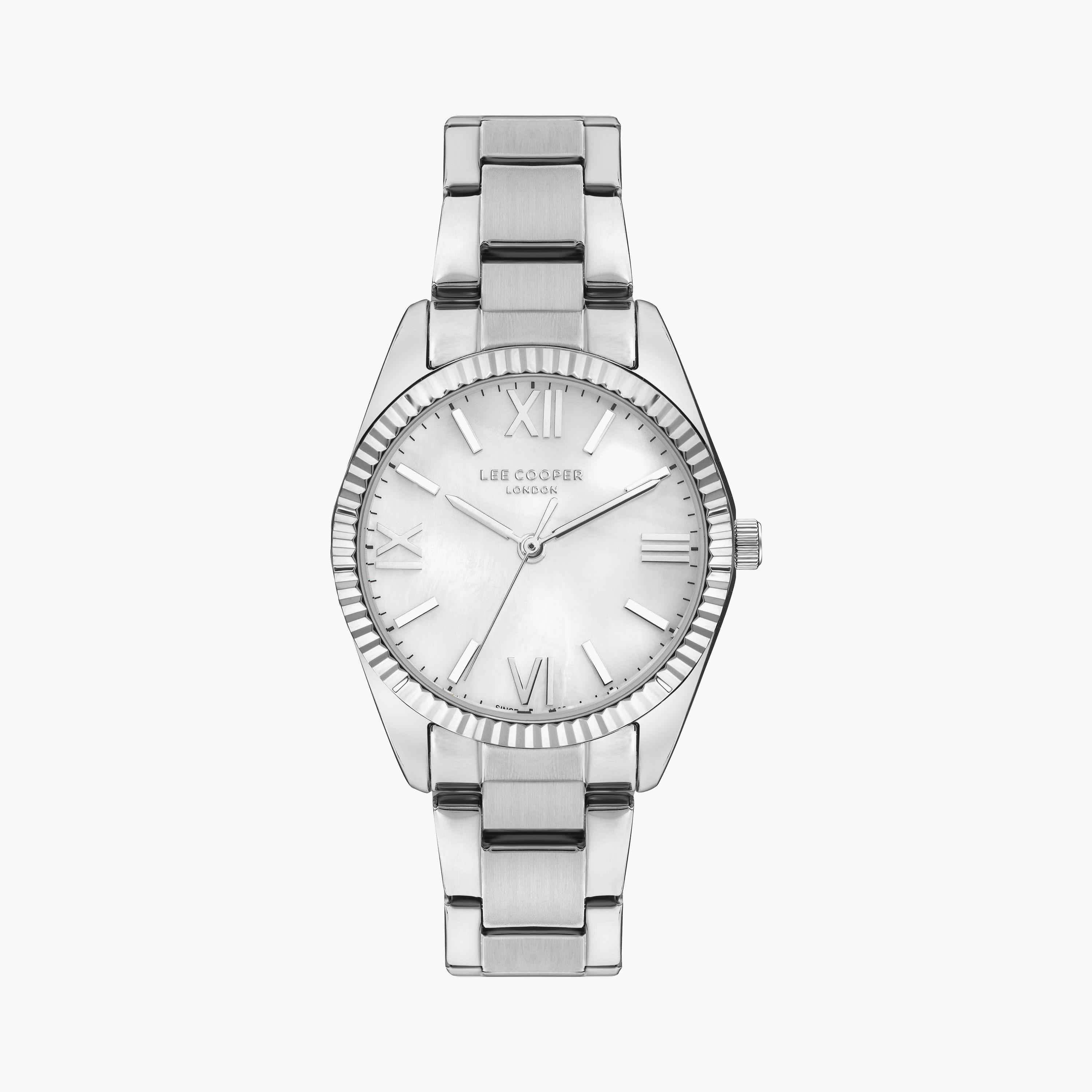 Lee Cooper Silver Analog Metal Watch | LC07868.320-women-watchesandjewellery-watches-image-1